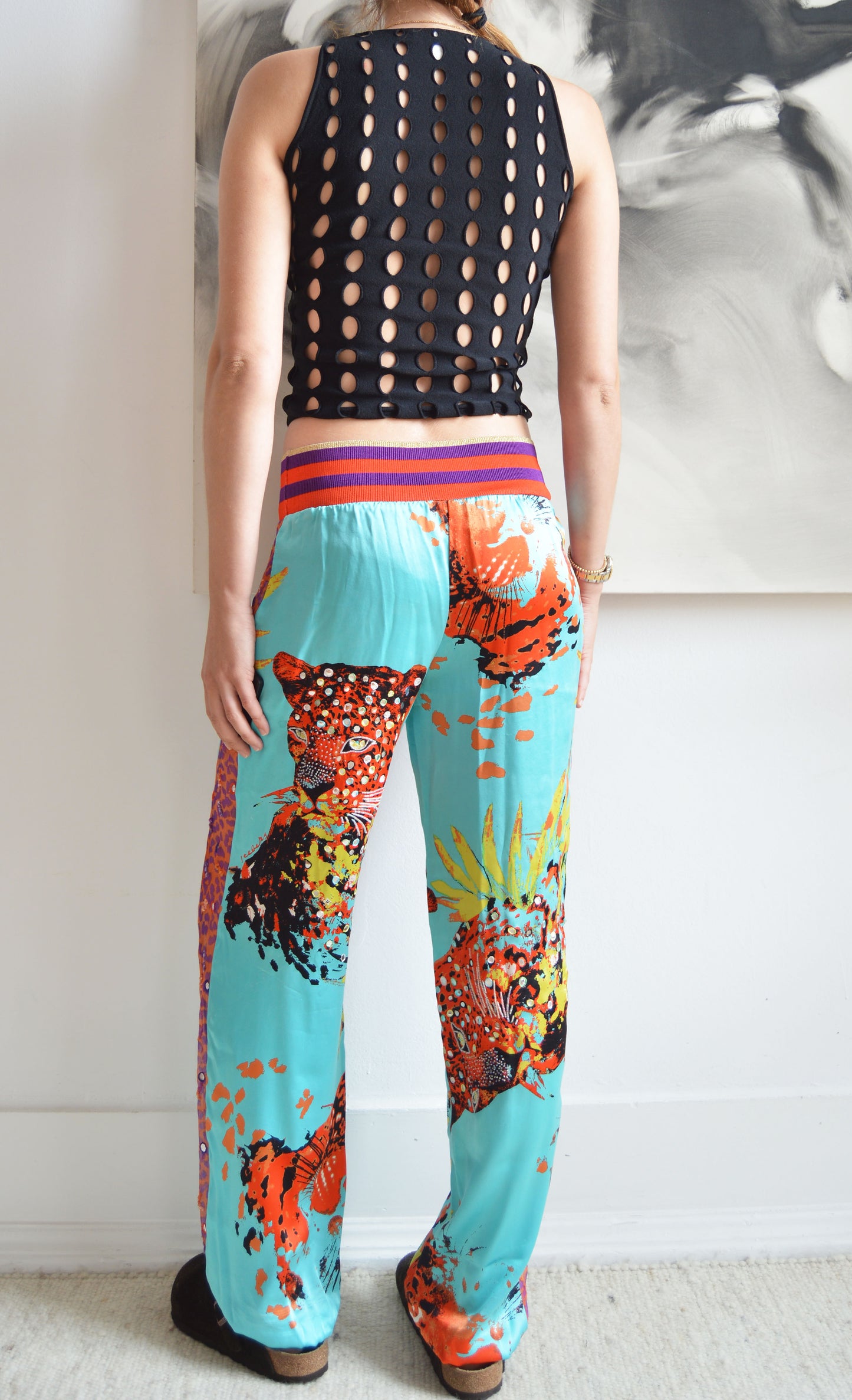 Vintage Iceberg S/S 2004 Silk Trousers