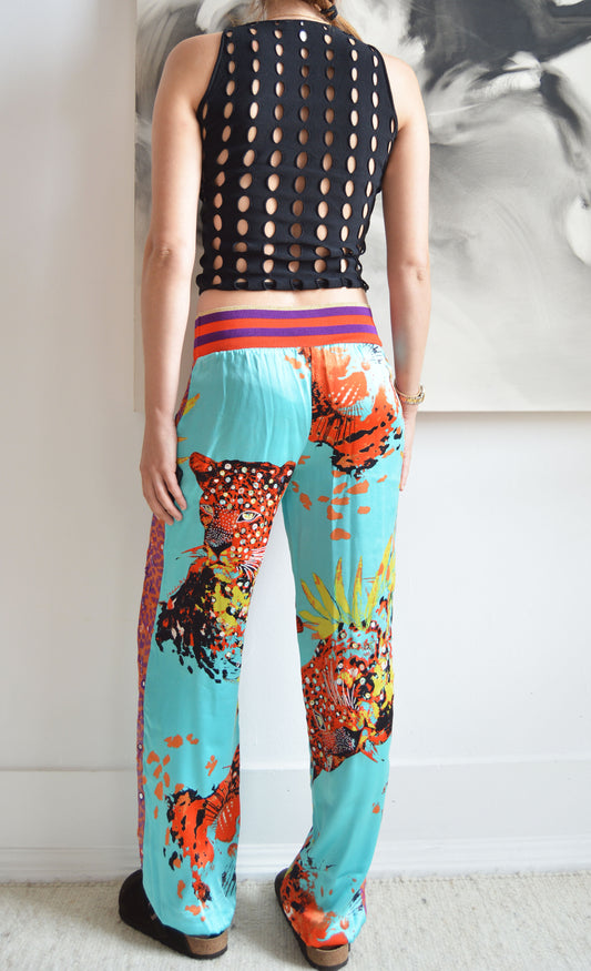 Vintage Iceberg S/S 2004 Silk Trousers