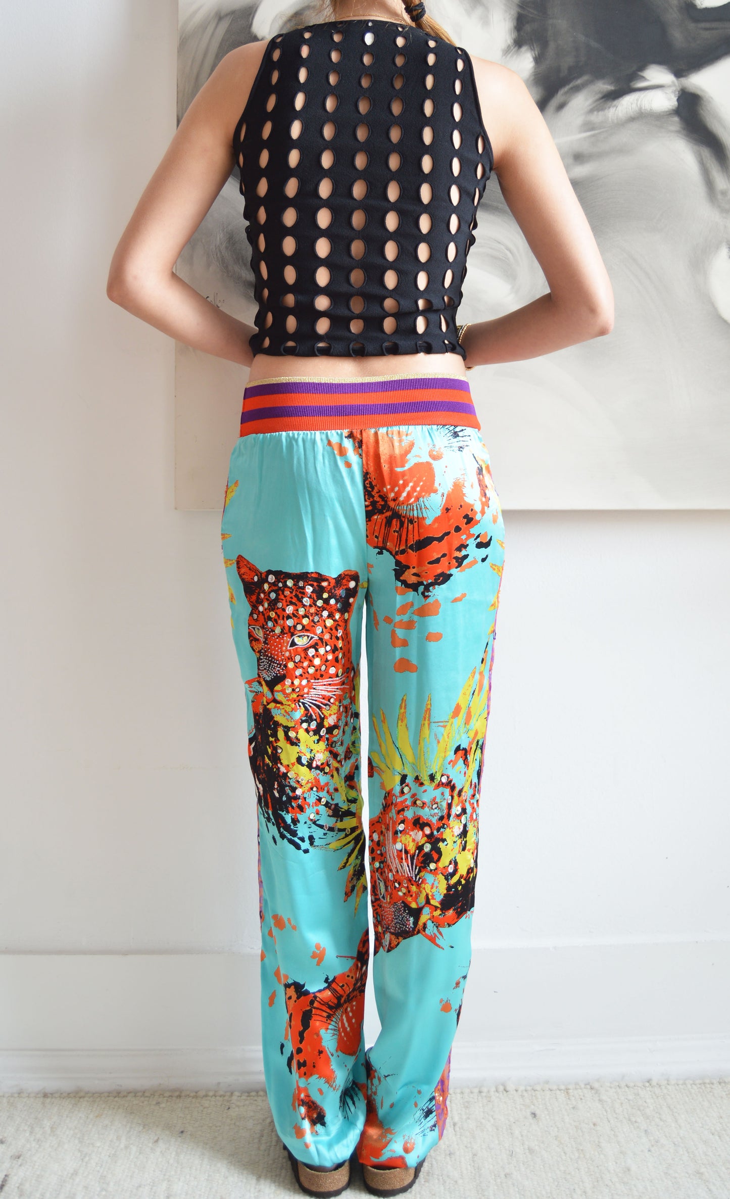 Vintage Iceberg S/S 2004 Silk Trousers