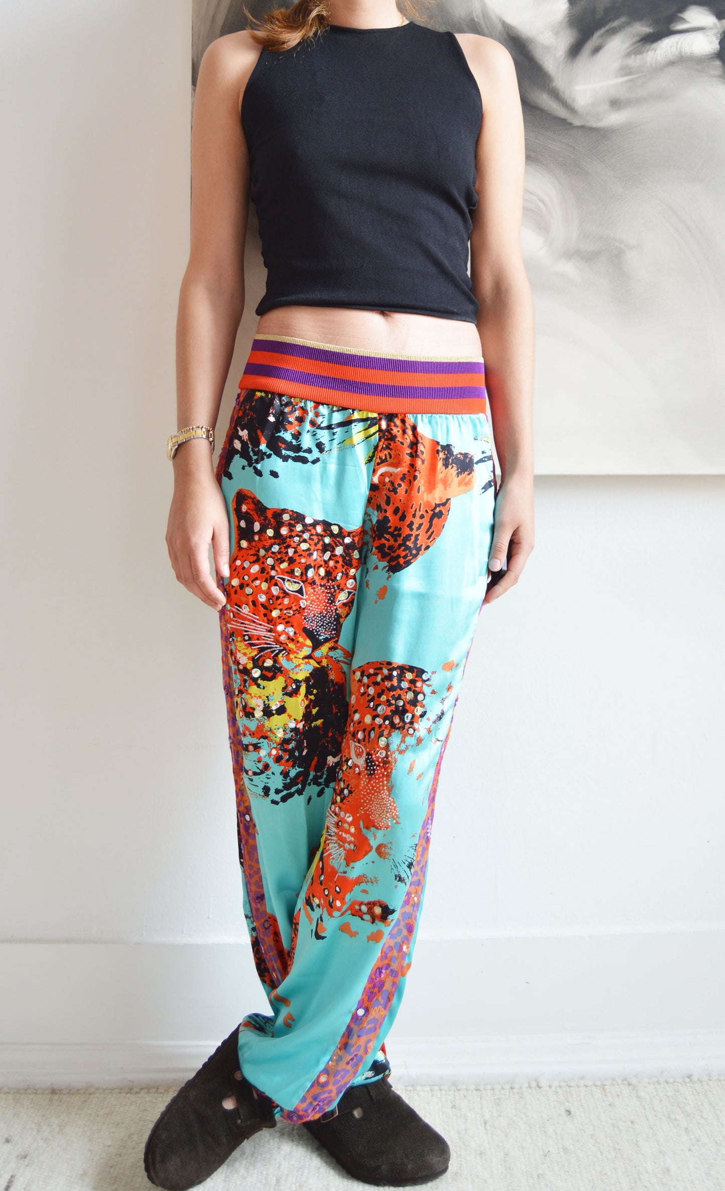Vintage Iceberg S/S 2004 Silk Trousers