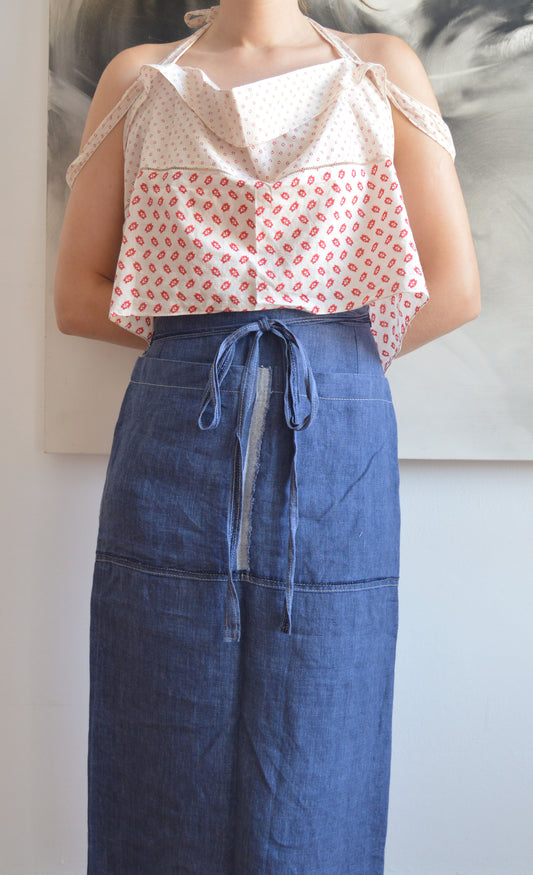 vintage marni ss 2003 printed cotton blouse