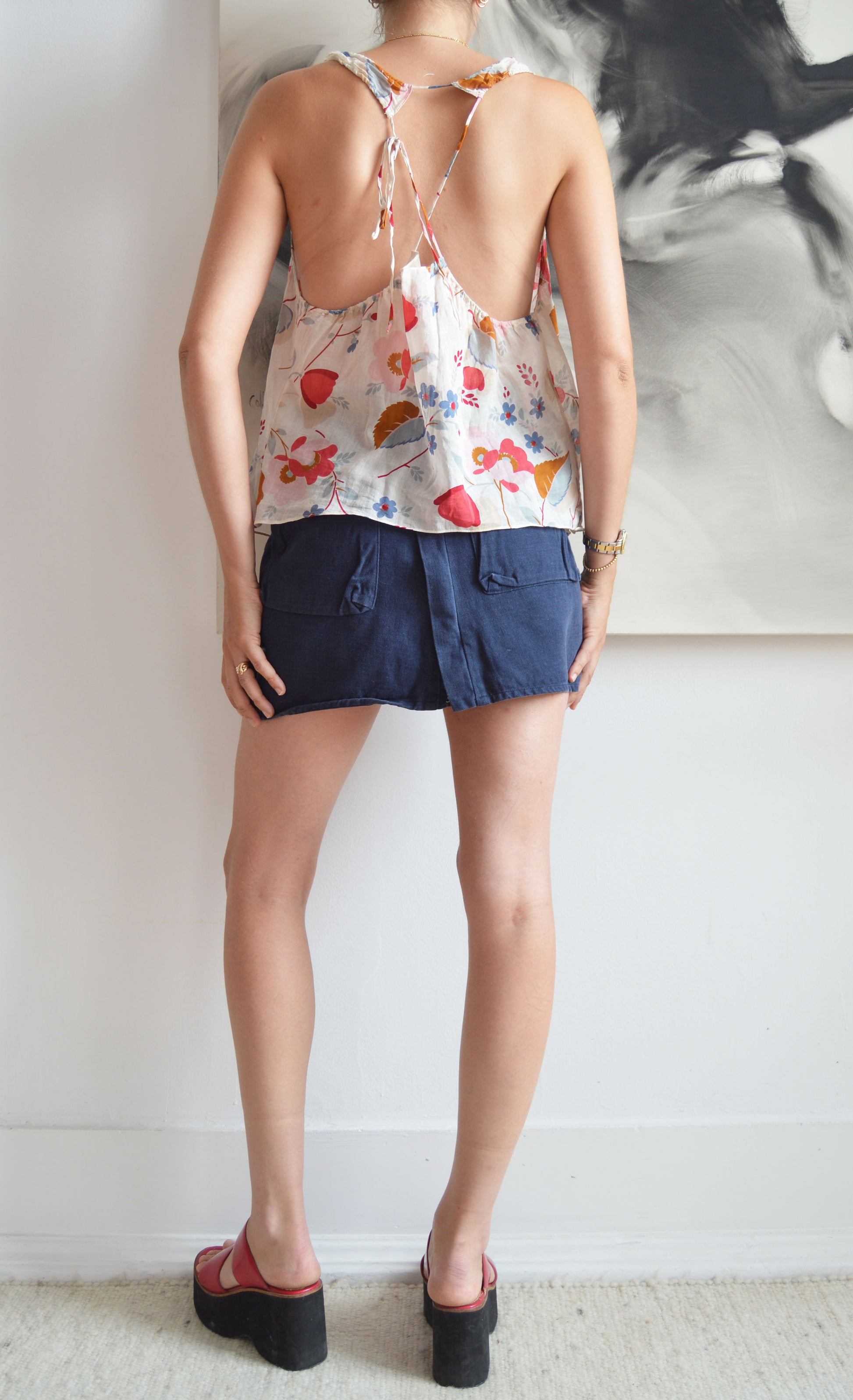 Vintage Marni S/S 2003 Floral Cotton Top