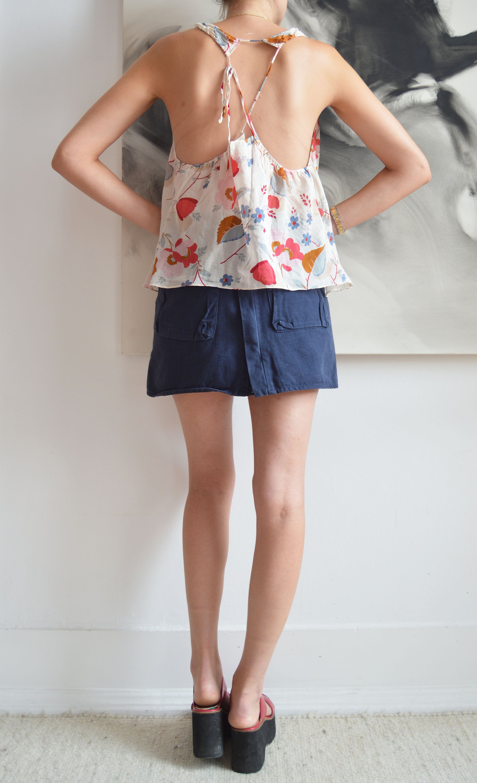 Vintage Marni S/S 2003 Floral Cotton Top