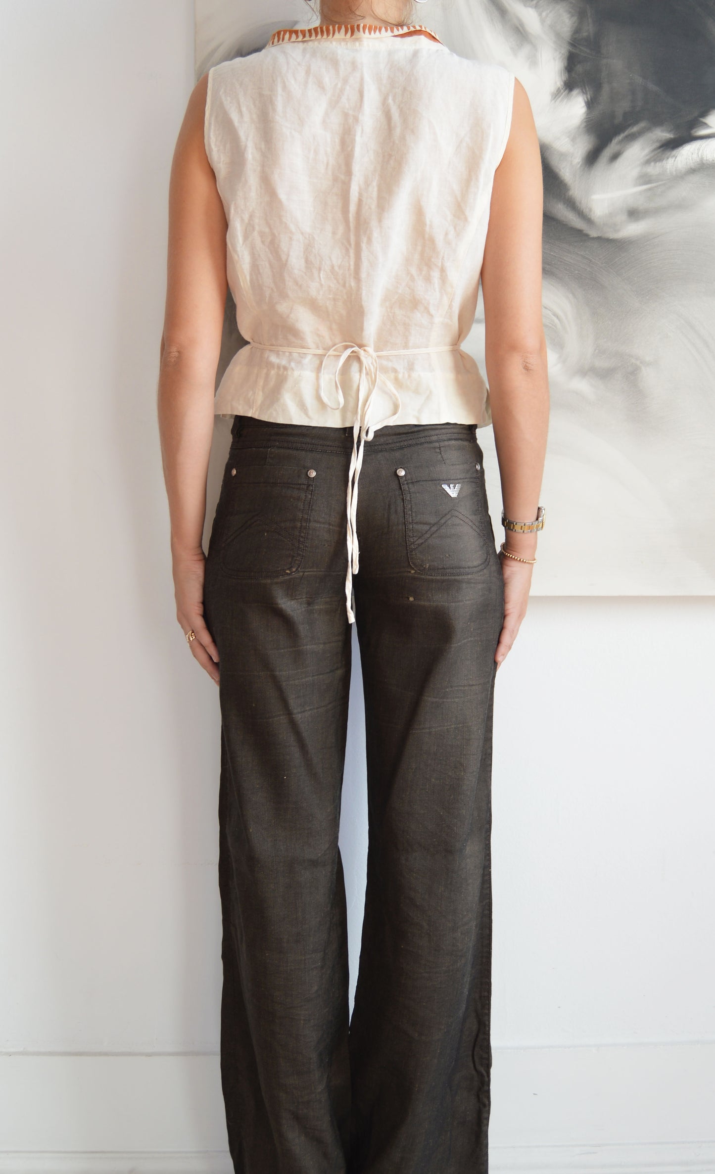Vintage Miu Miu S/S 1994 Cotton Blouse