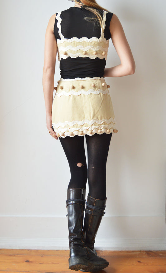 Vintage Moschino Cheap & Chic 1994 'Nature Friendly' Skirt and Top