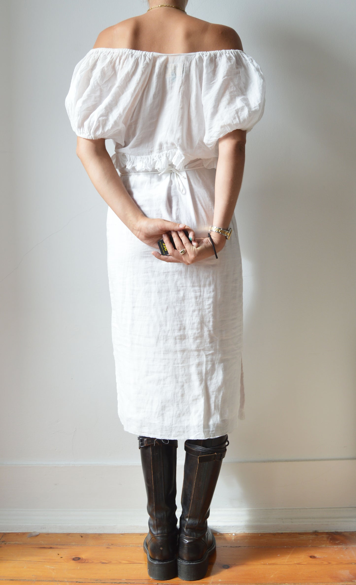 Vintage Vivienne Westwood Anglomania White Cotton Dress