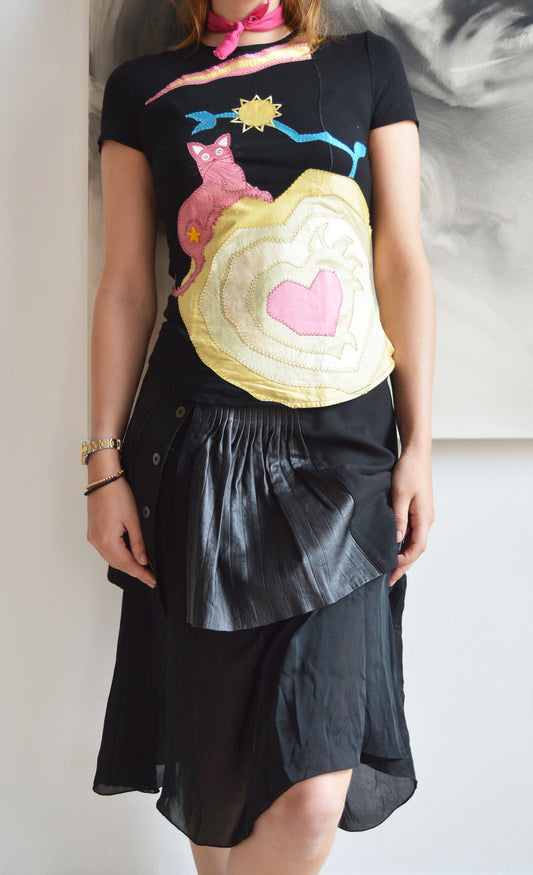 vintage Chloe 1999 embroidered t-shirt