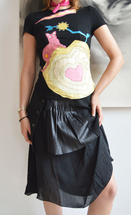 vintage Chloe 1999 embroidered t-shirt