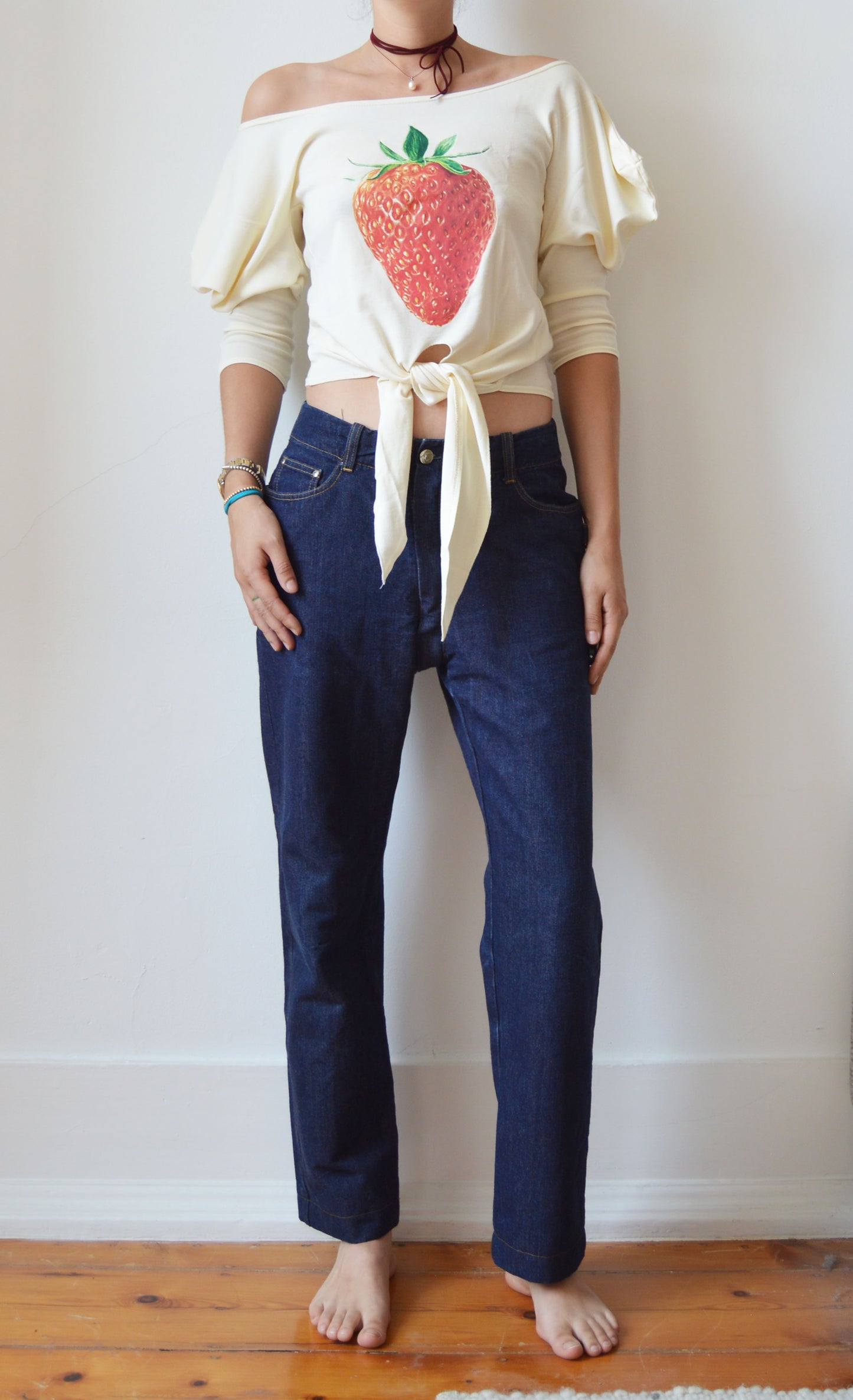 Vintage Chloé S/S 2001 Strawberry Top