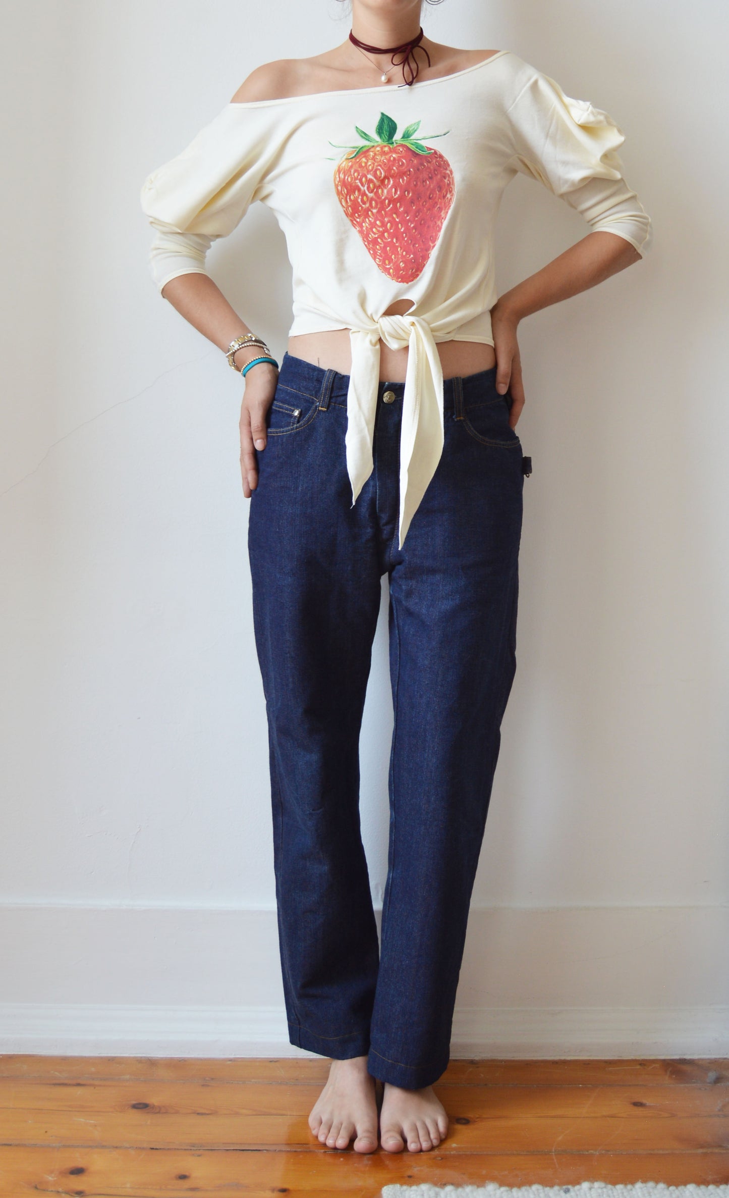 Vintage Chloé S/S 2001 Strawberry Top