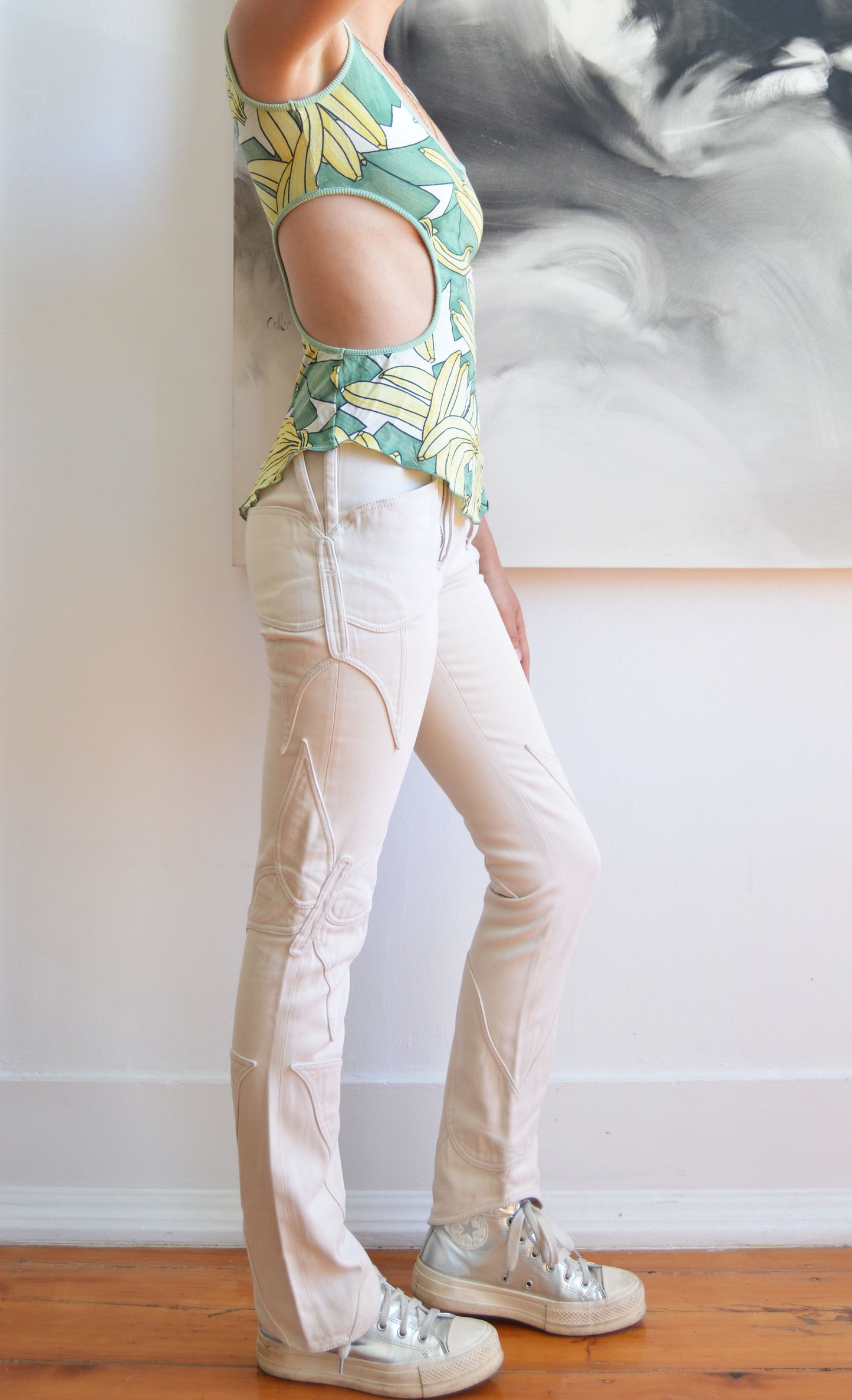 Vintage Chloé S/S 2004 Banana Print Top