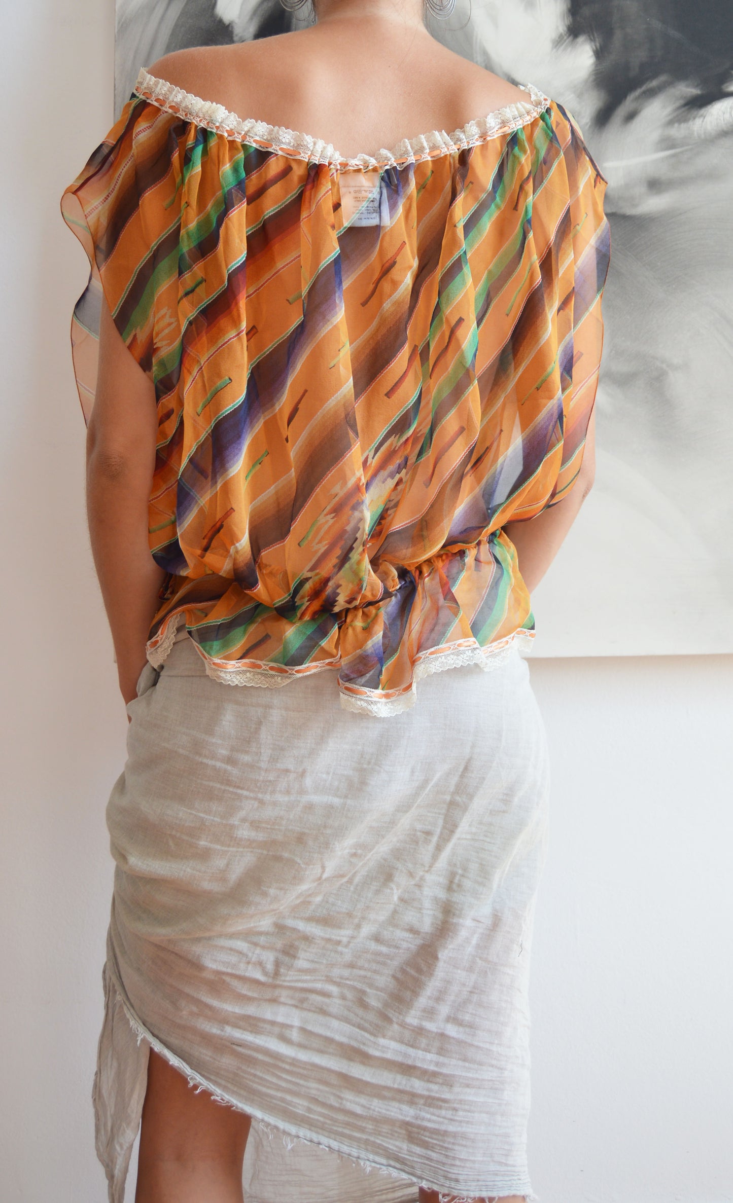 Christian Dior Spring 2002 Silk Top