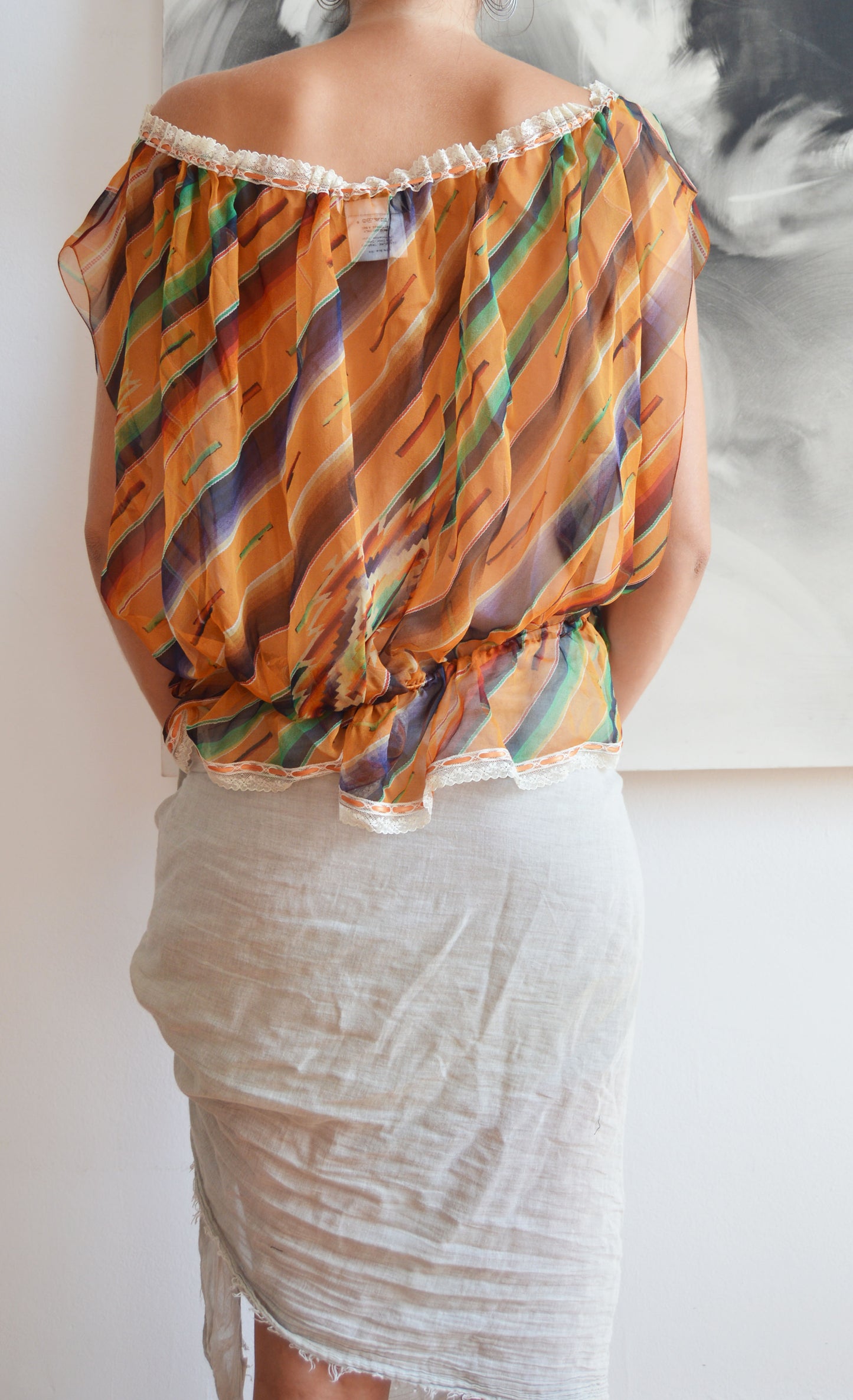 Christian Dior Spring 2002 Silk Top