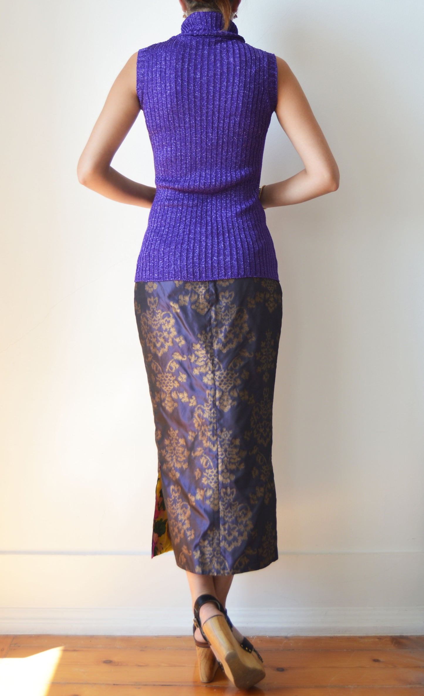Vintage D&G Sparkly Knit Turtleneck
