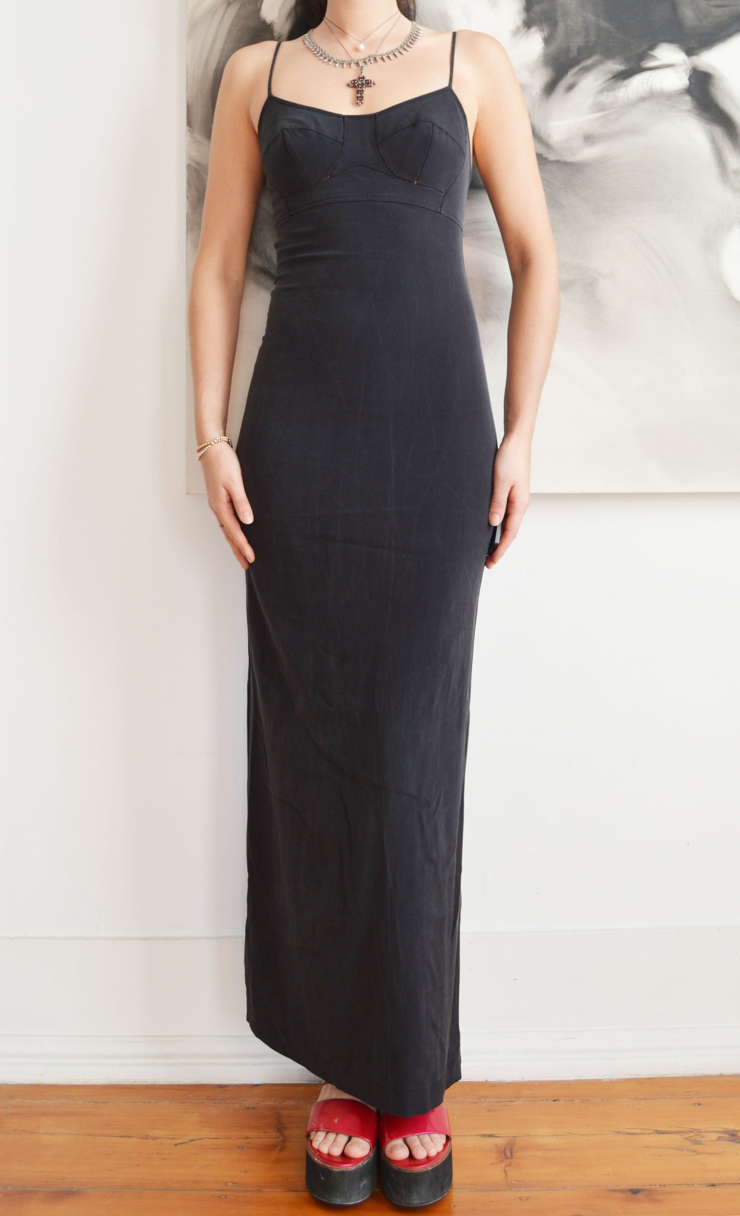 Vintage Dolce & Gabbana Black Maxi Dress