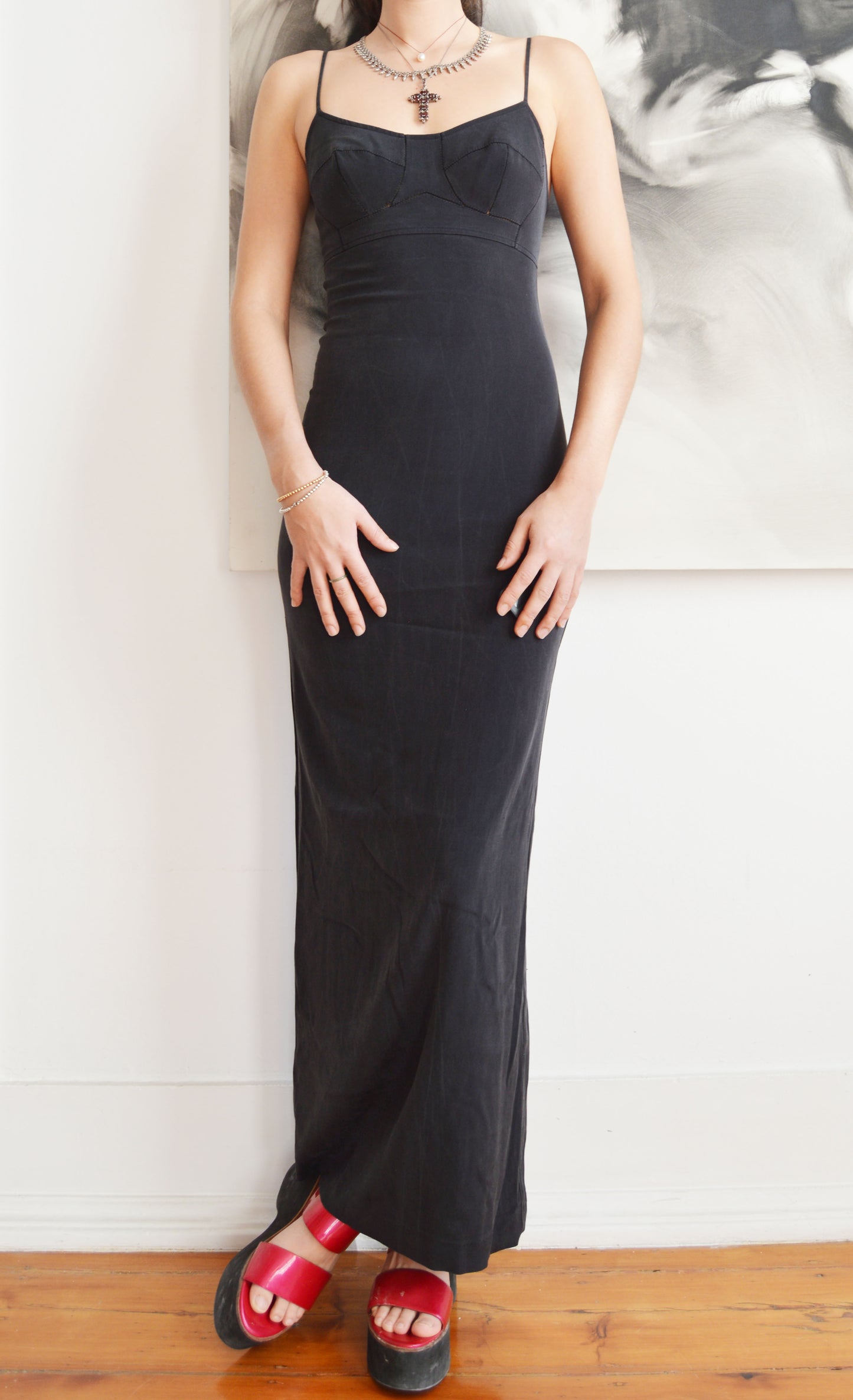 Vintage Dolce & Gabbana Black Maxi Dress