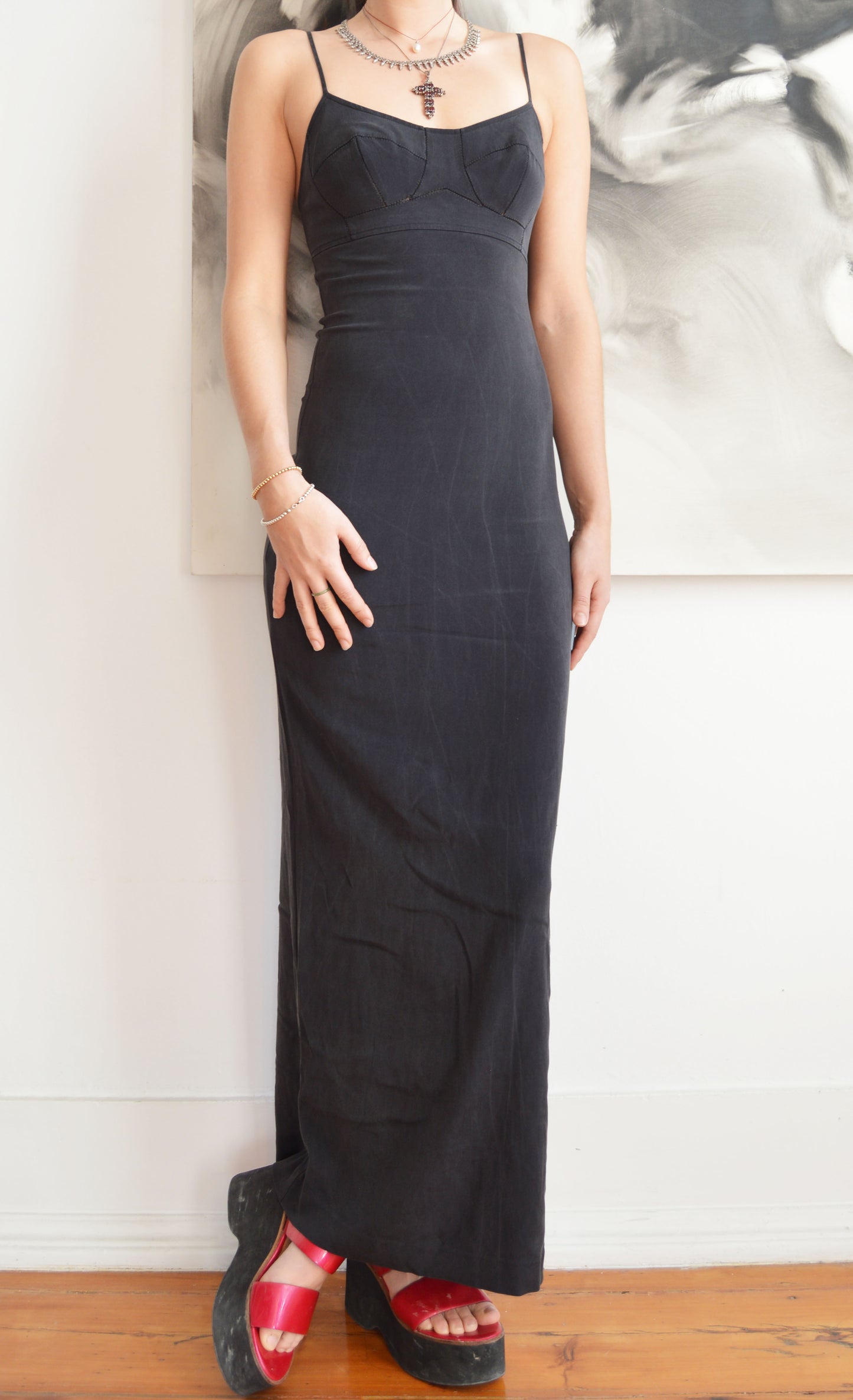 Vintage Dolce & Gabbana Black Maxi Dress