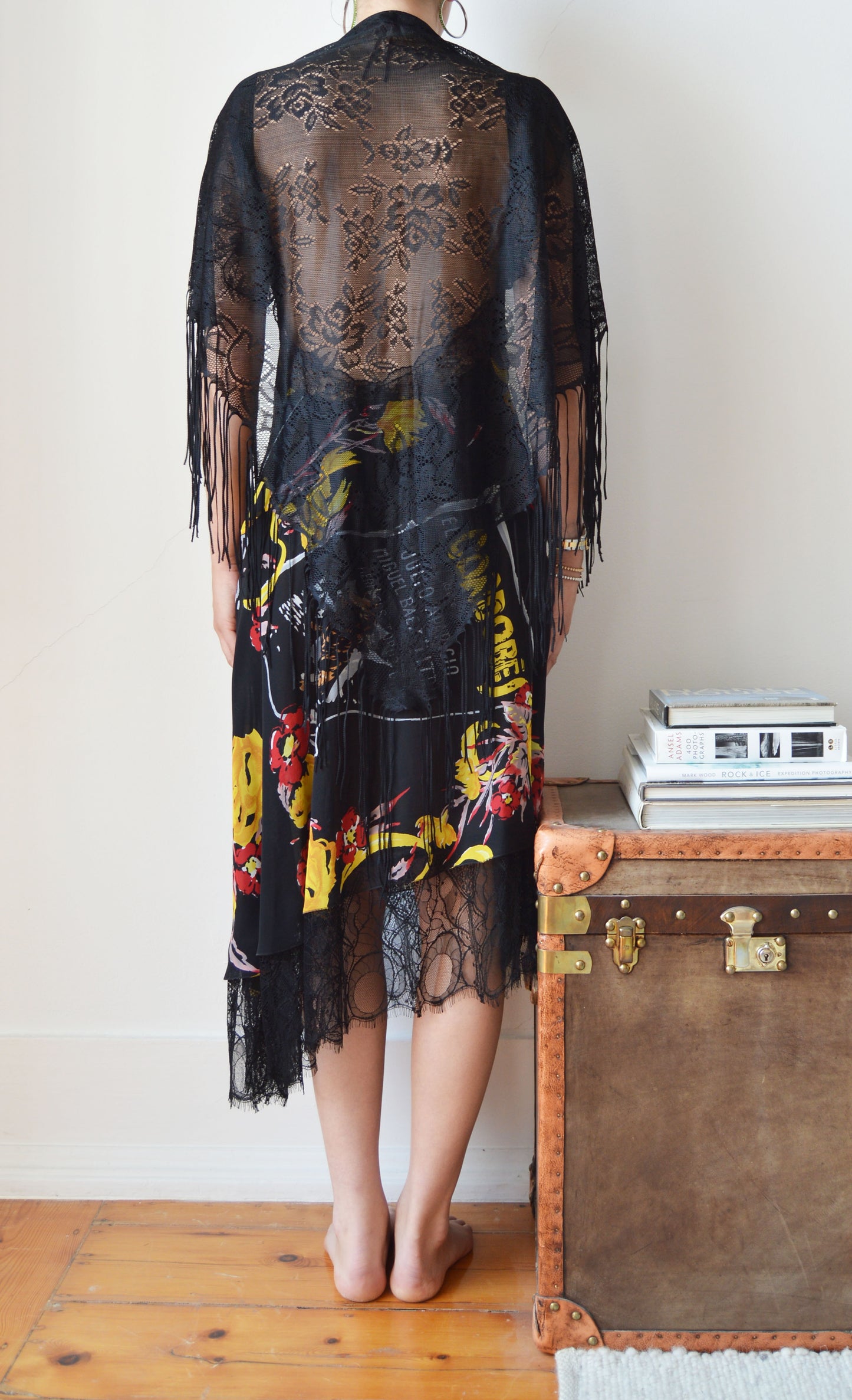 Vintage Iceberg Silk Floral Dress