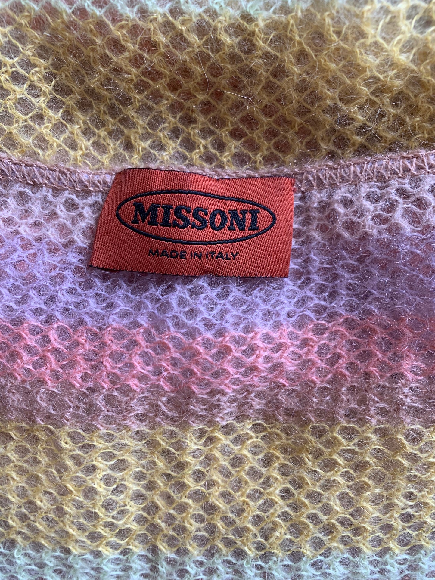 Missoni Rainbow Knit Sleeveless Jumper
