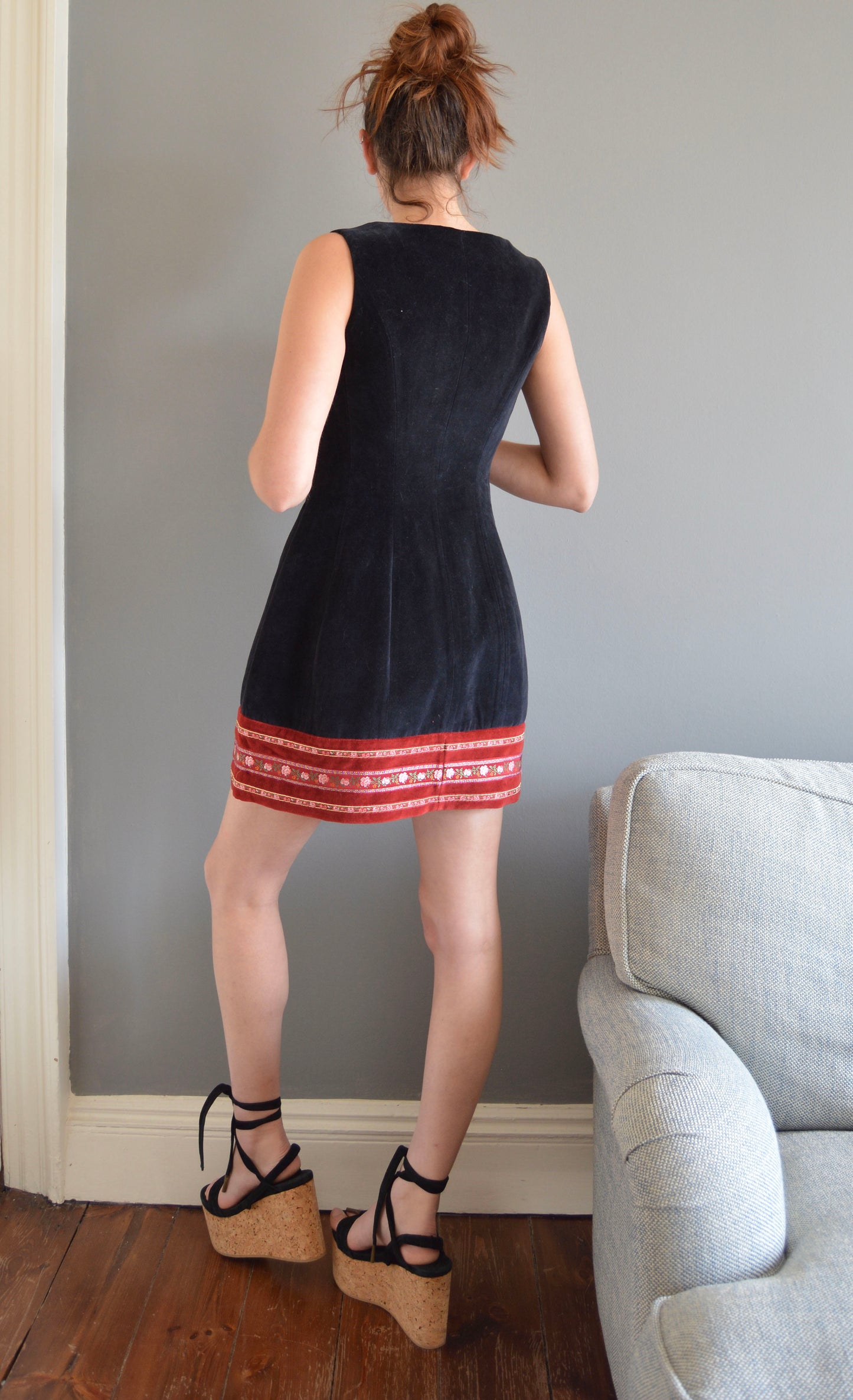 Vintage 1980s Kenzo Velvet Jacket & Dress