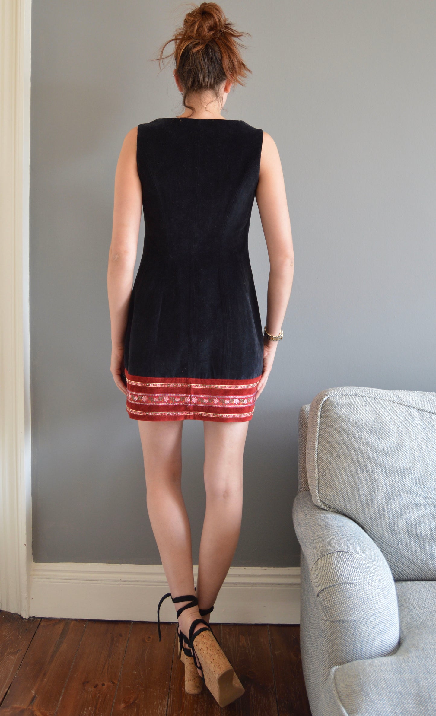 Vintage 1980s Kenzo Velvet Jacket & Dress