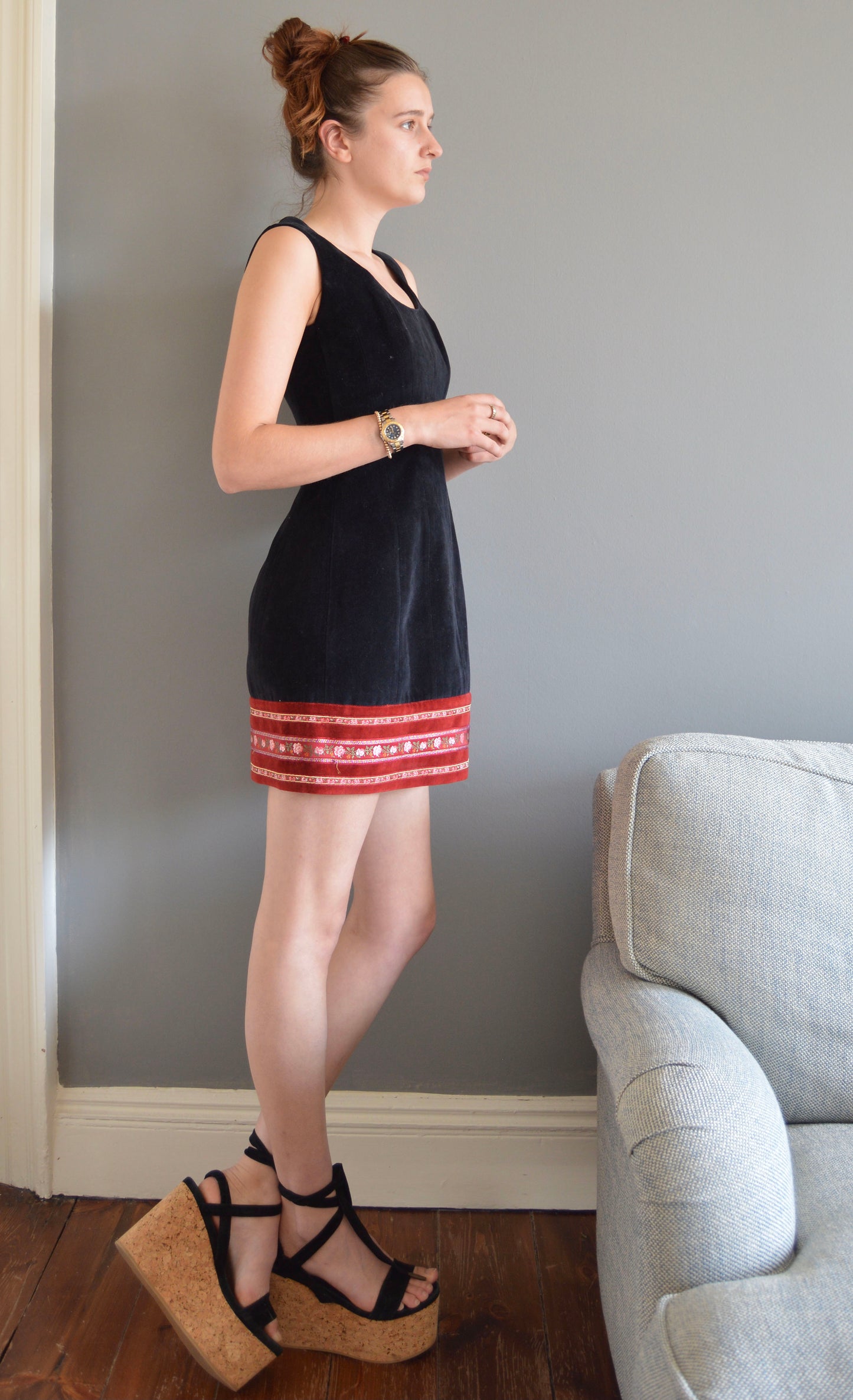 Vintage 1980s Kenzo Velvet Jacket & Dress