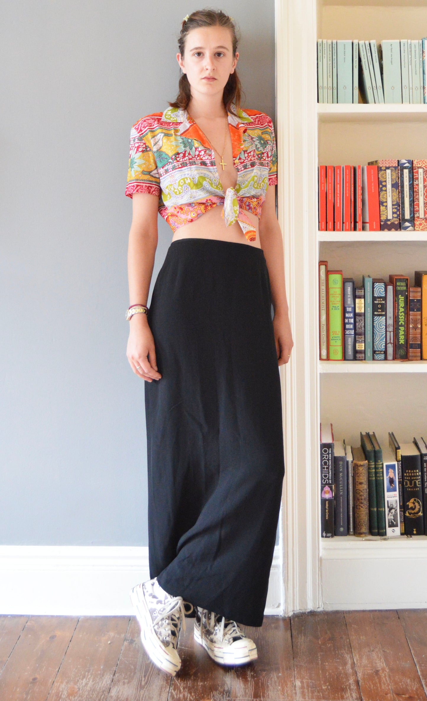 Vintage Jean Paul Gaultier Classique Black Maxi Skirt