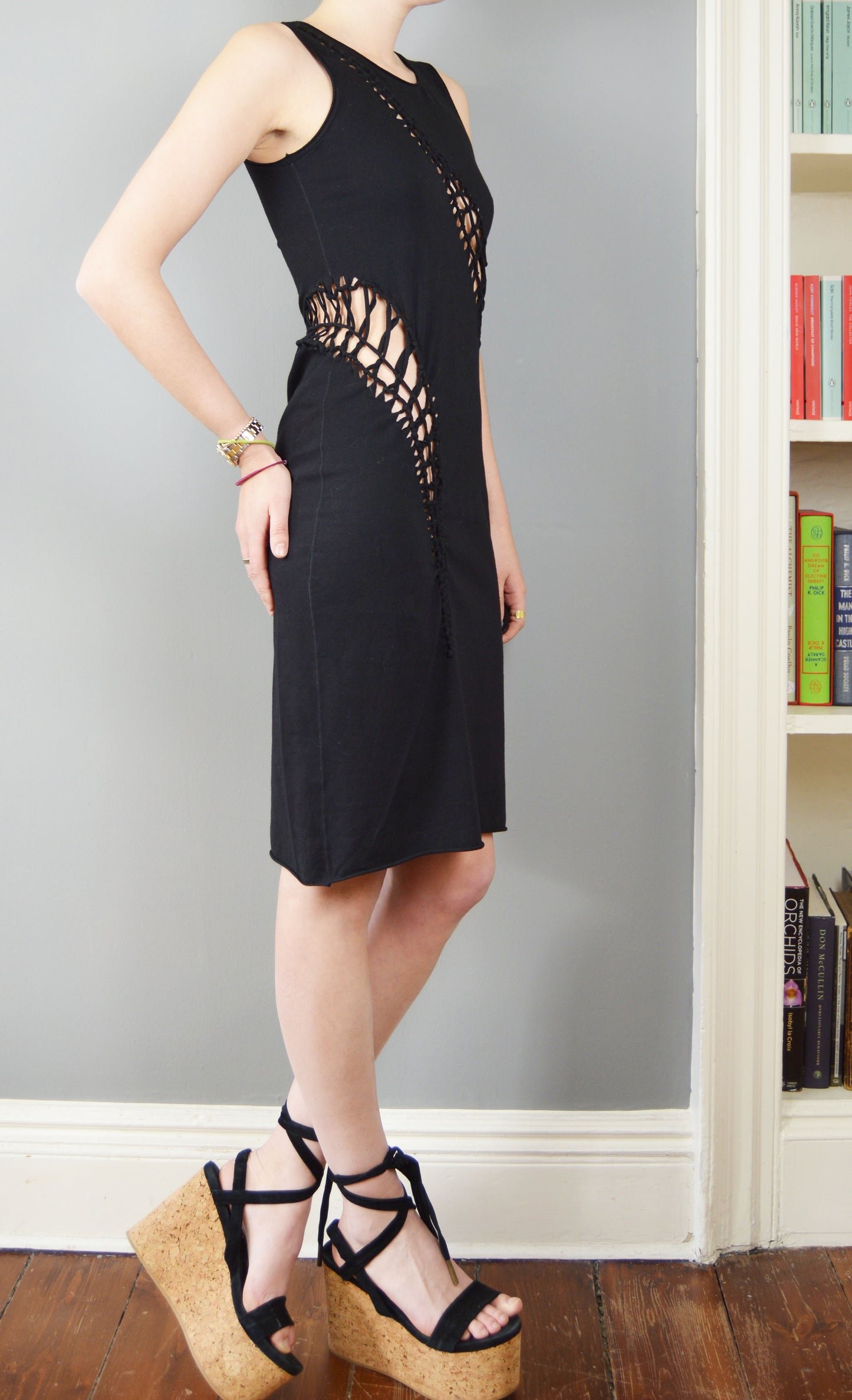 Vintage Jean Paul Gaultier S/S 2001 Black Dress