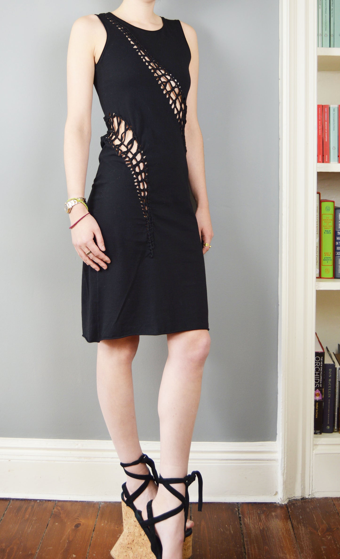 Vintage Jean Paul Gaultier S/S 2001 Black Dress