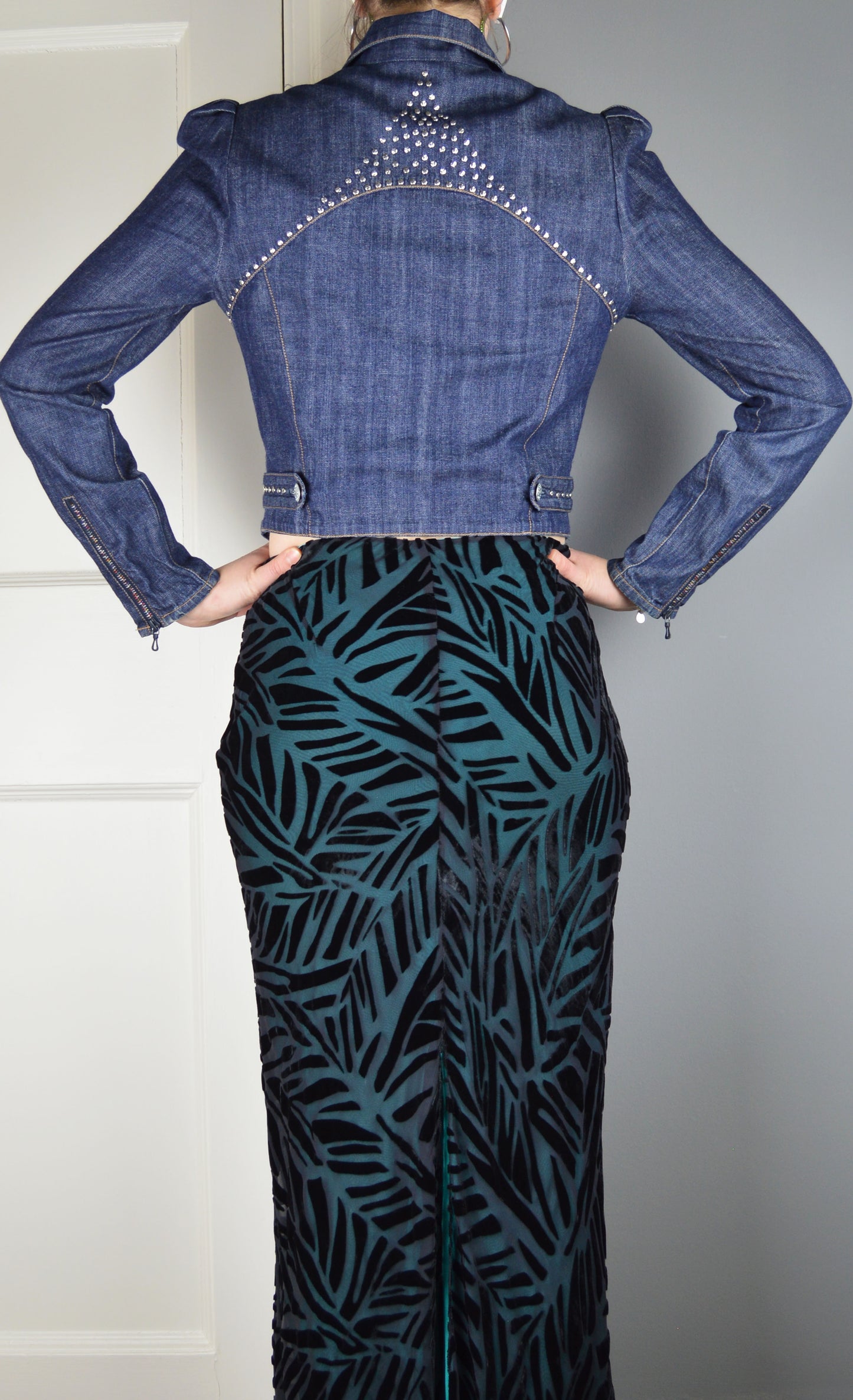 Vintage Chloé S/S 2001 Studded Denim Jacket