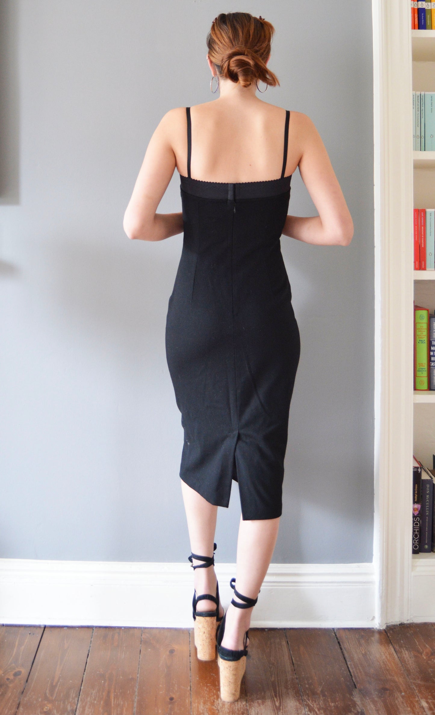 Vintage D&G Black Wool Dress