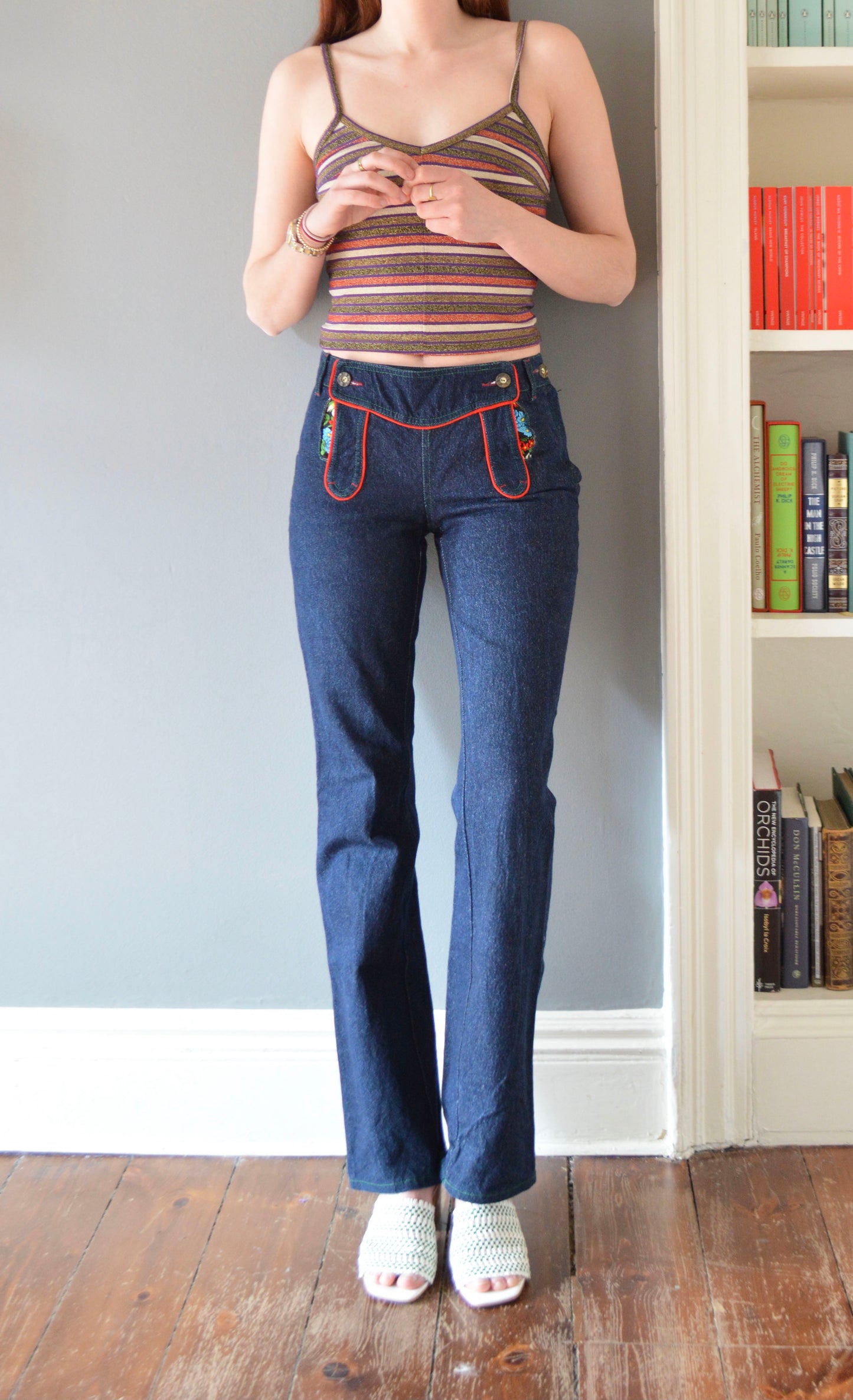 Vintage D&G Embroidered Jeans