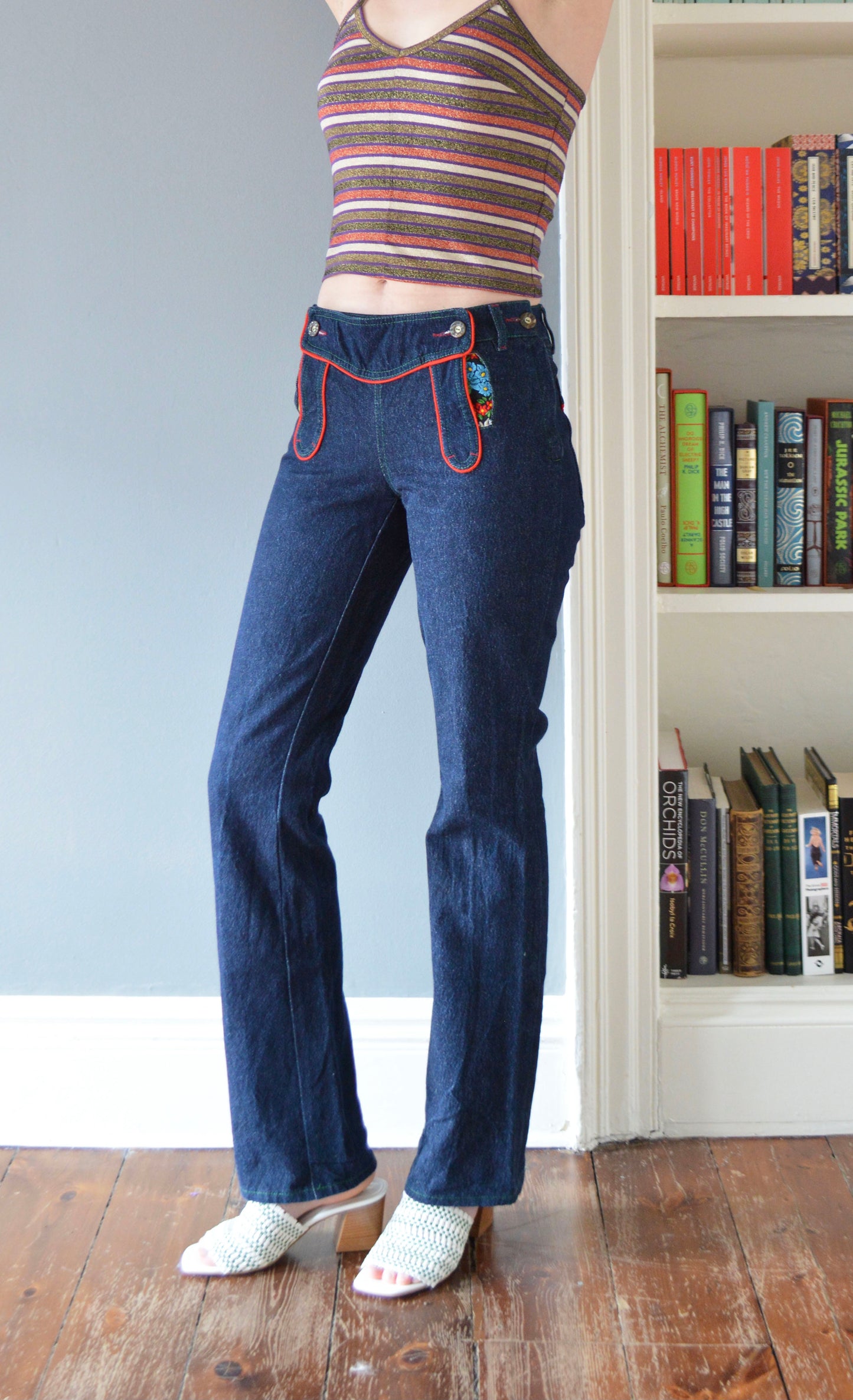 Vintage D&G Embroidered Jeans