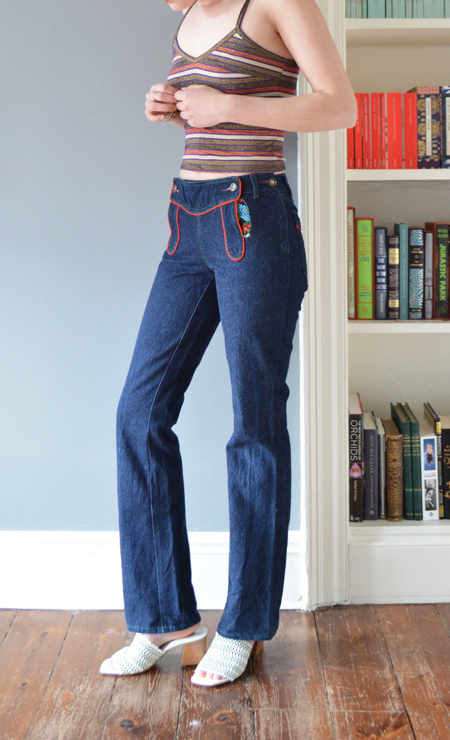 Vintage D&G Embroidered Jeans