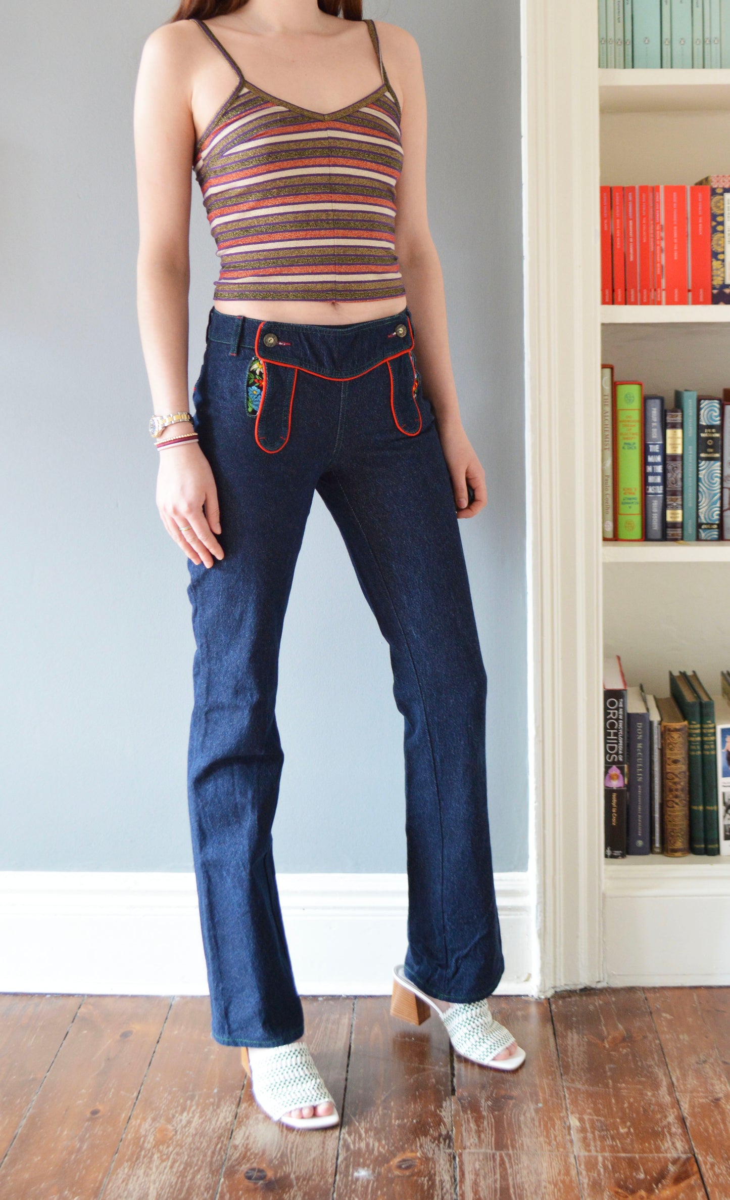 Vintage D&G Embroidered Jeans