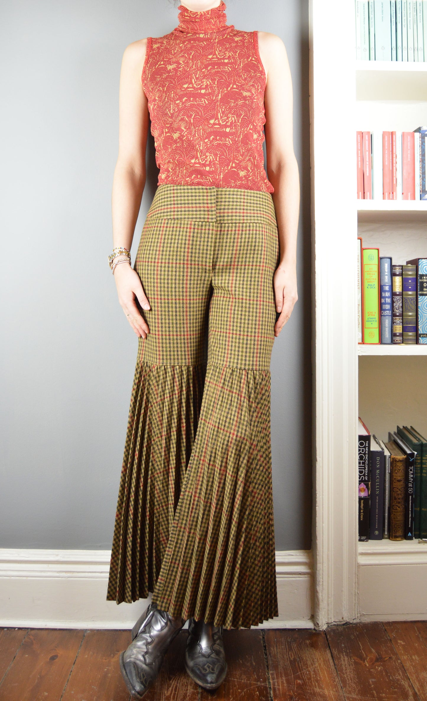 Vintage Dolce & Gabbana F/W 2000 Tweed Pleated Trousers