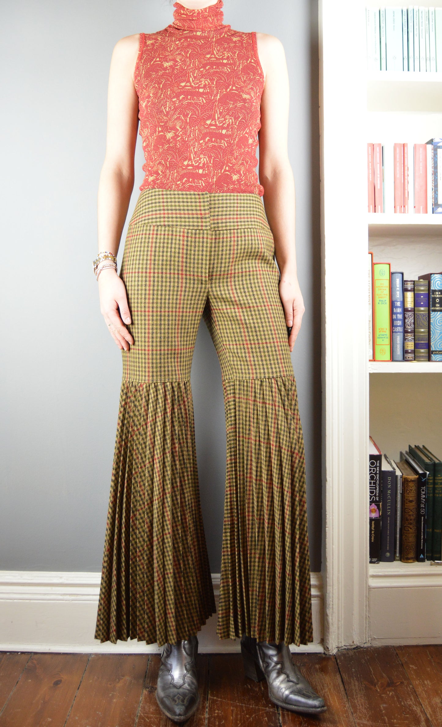 Vintage Dolce & Gabbana F/W 2000 Tweed Pleated Trousers