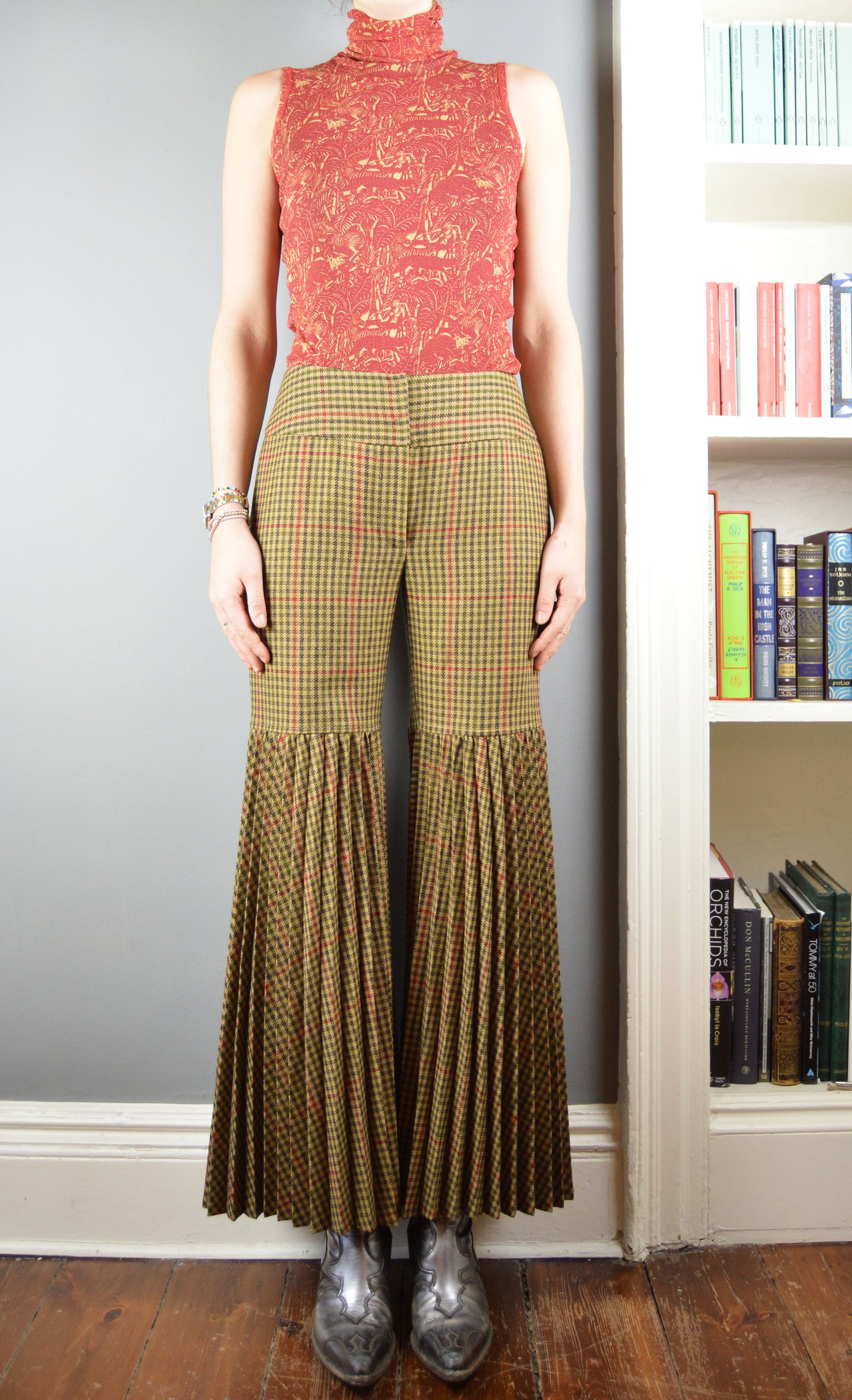 Vintage Dolce & Gabbana F/W 2000 Tweed Pleated Trousers