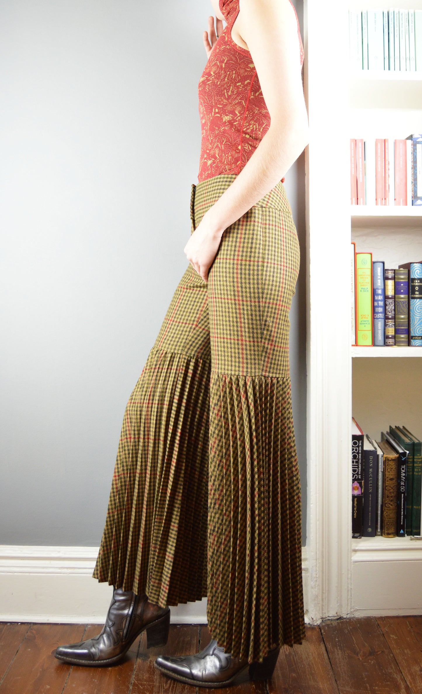 Vintage Dolce & Gabbana F/W 2000 Tweed Pleated Trousers