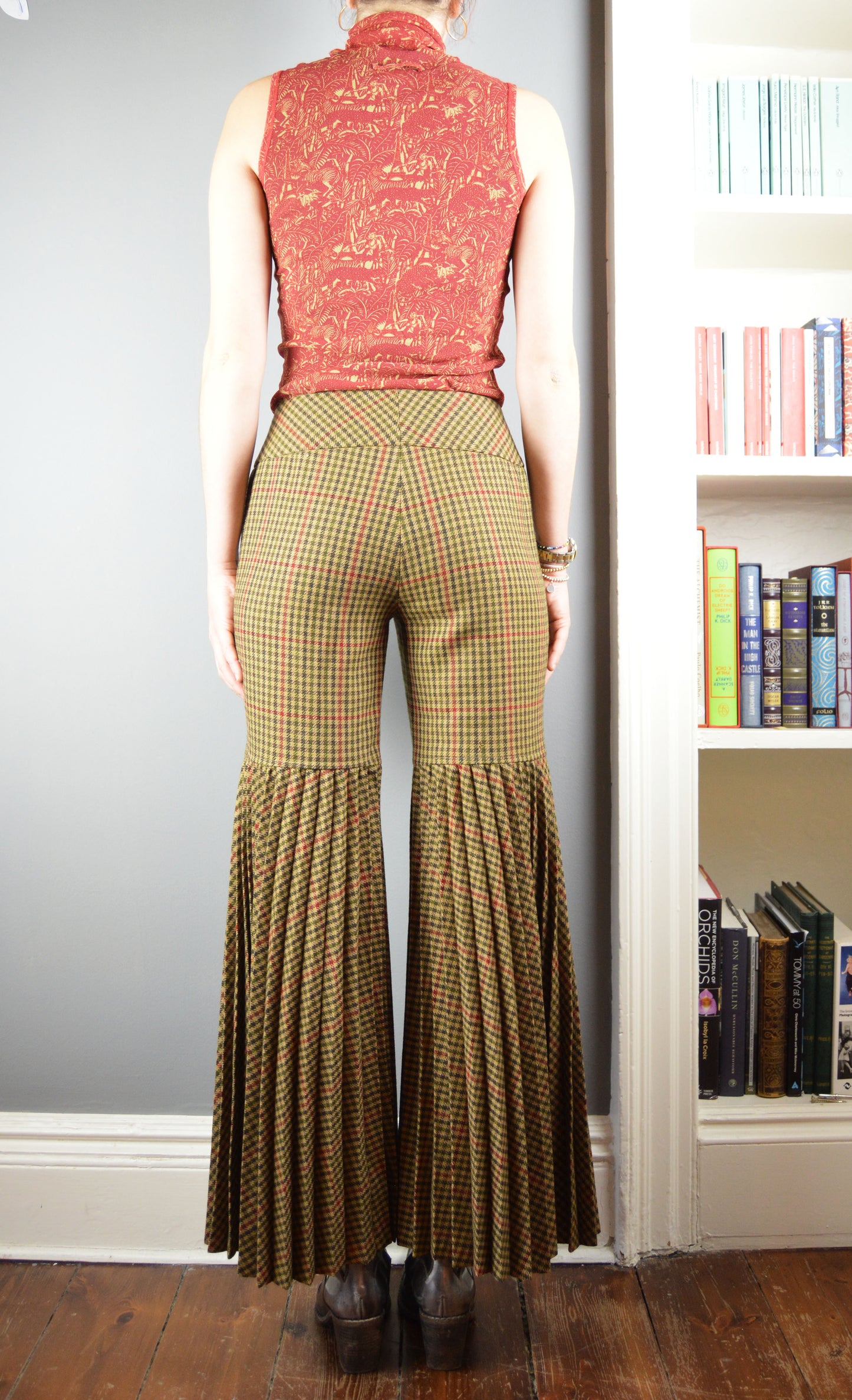 Vintage Dolce & Gabbana F/W 2000 Tweed Pleated Trousers