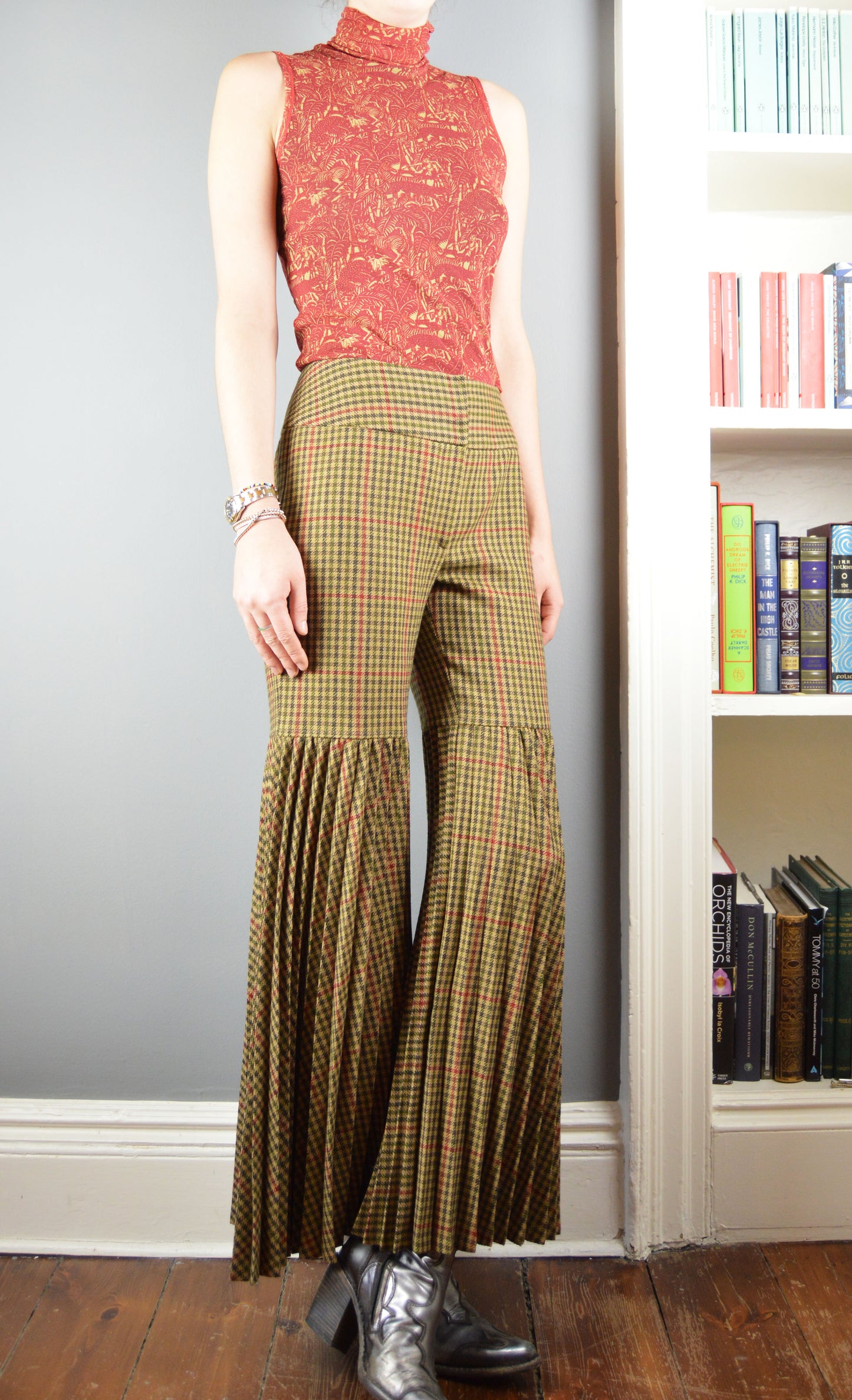 Vintage Dolce & Gabbana F/W 2000 Tweed Pleated Trousers