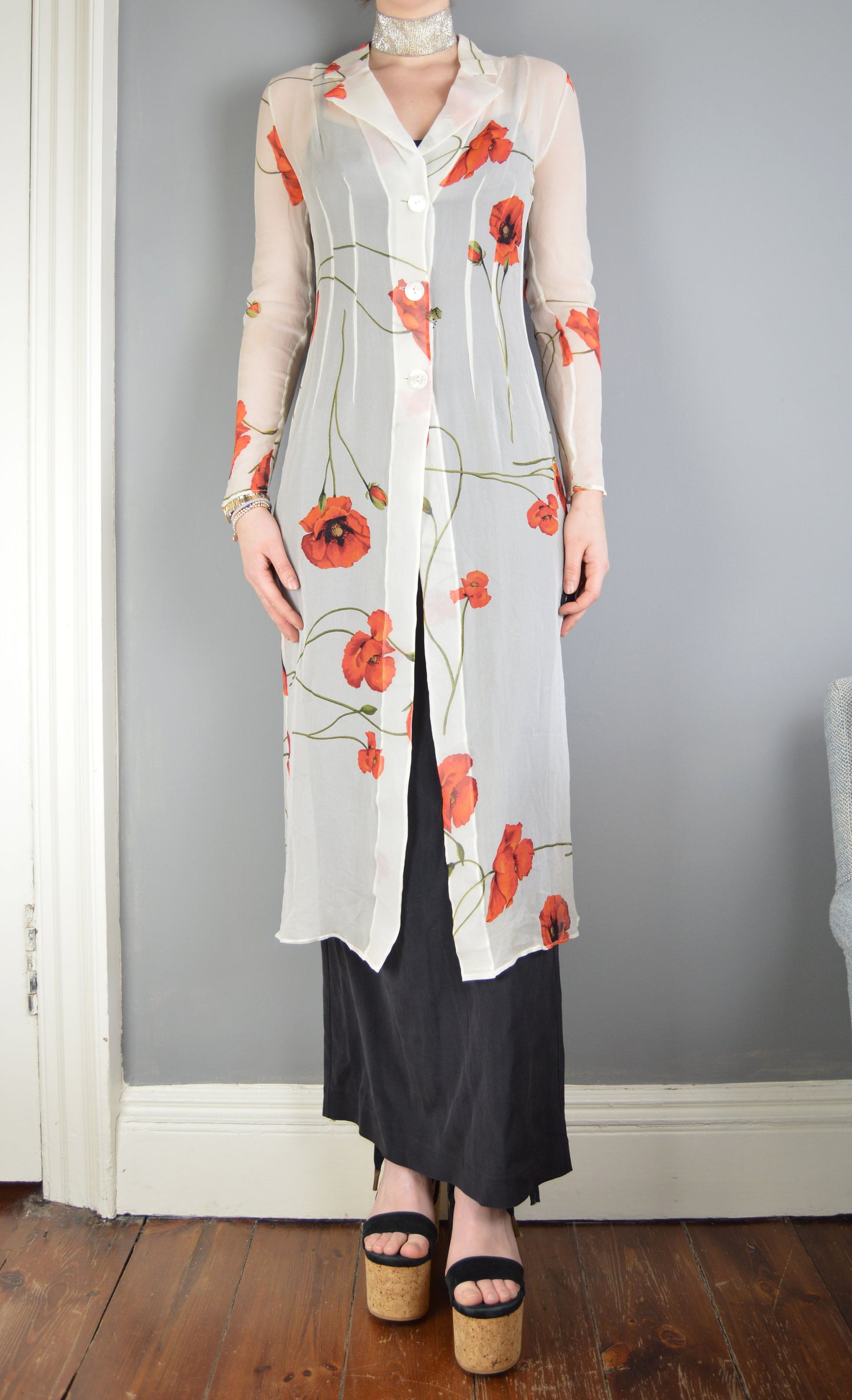Vintage Dolce & Gabbana S/S 1997 Sheer Shirt Dress