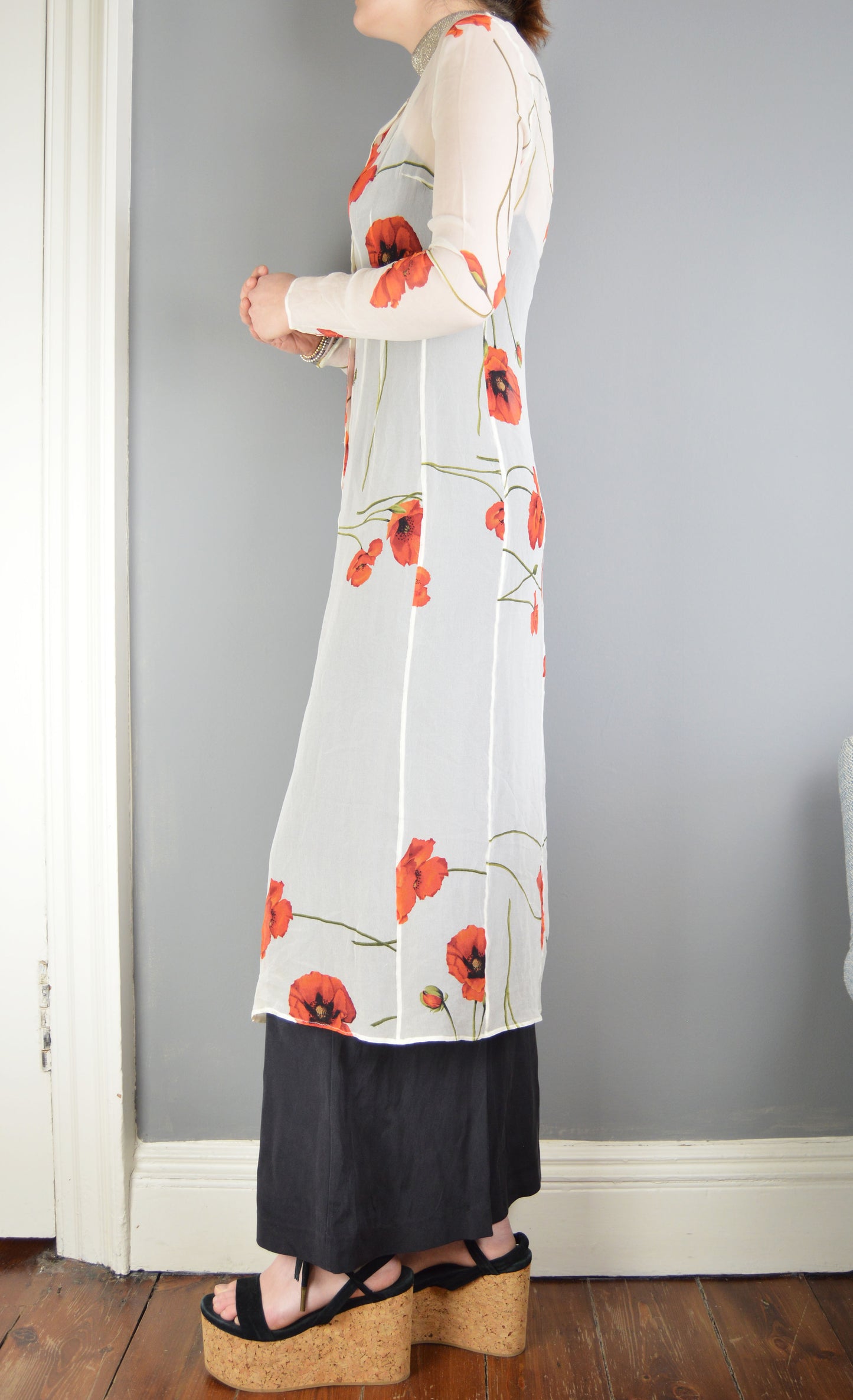 Vintage Dolce & Gabbana S/S 1997 Sheer Shirt Dress