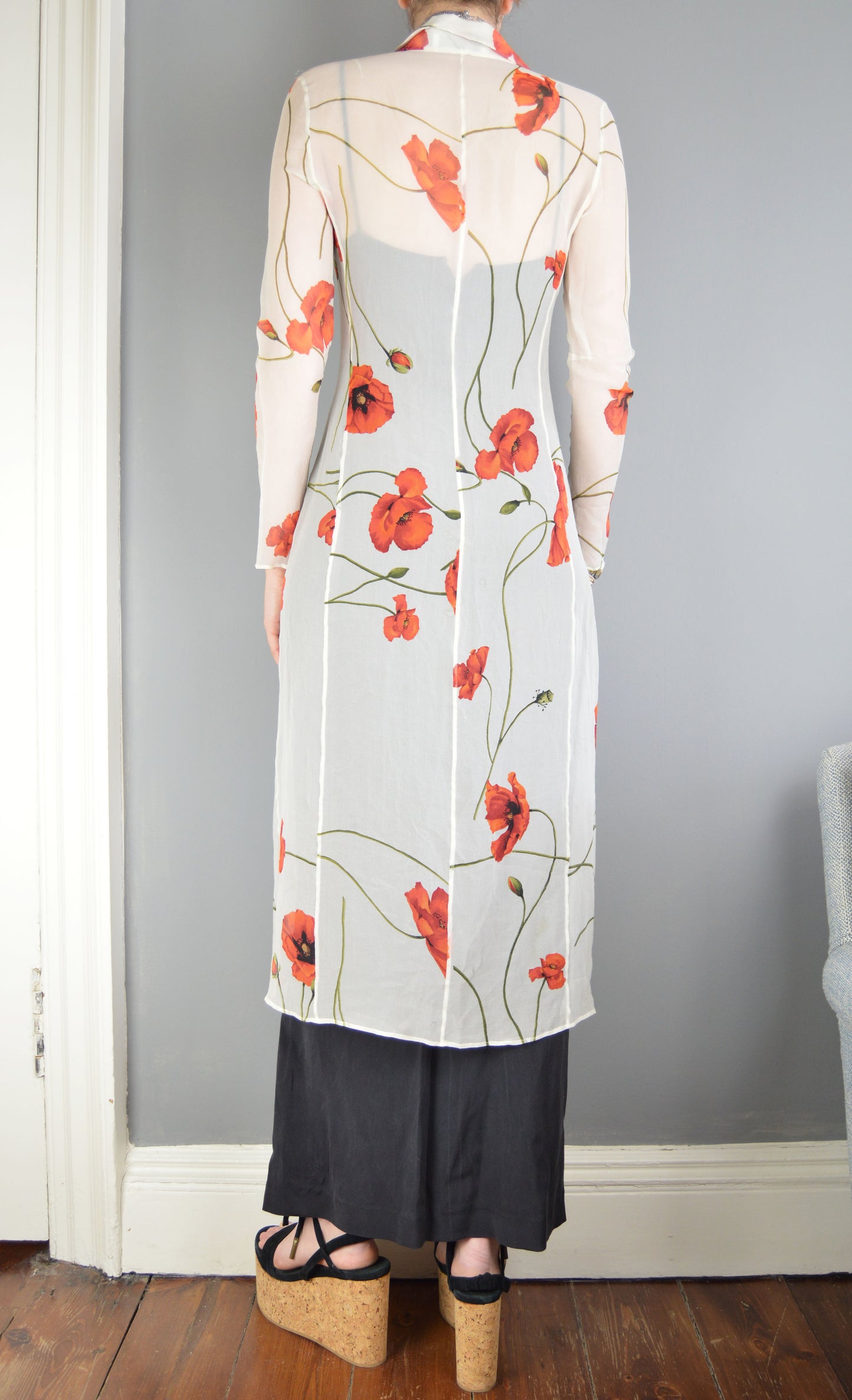 Vintage Dolce & Gabbana S/S 1997 Sheer Shirt Dress