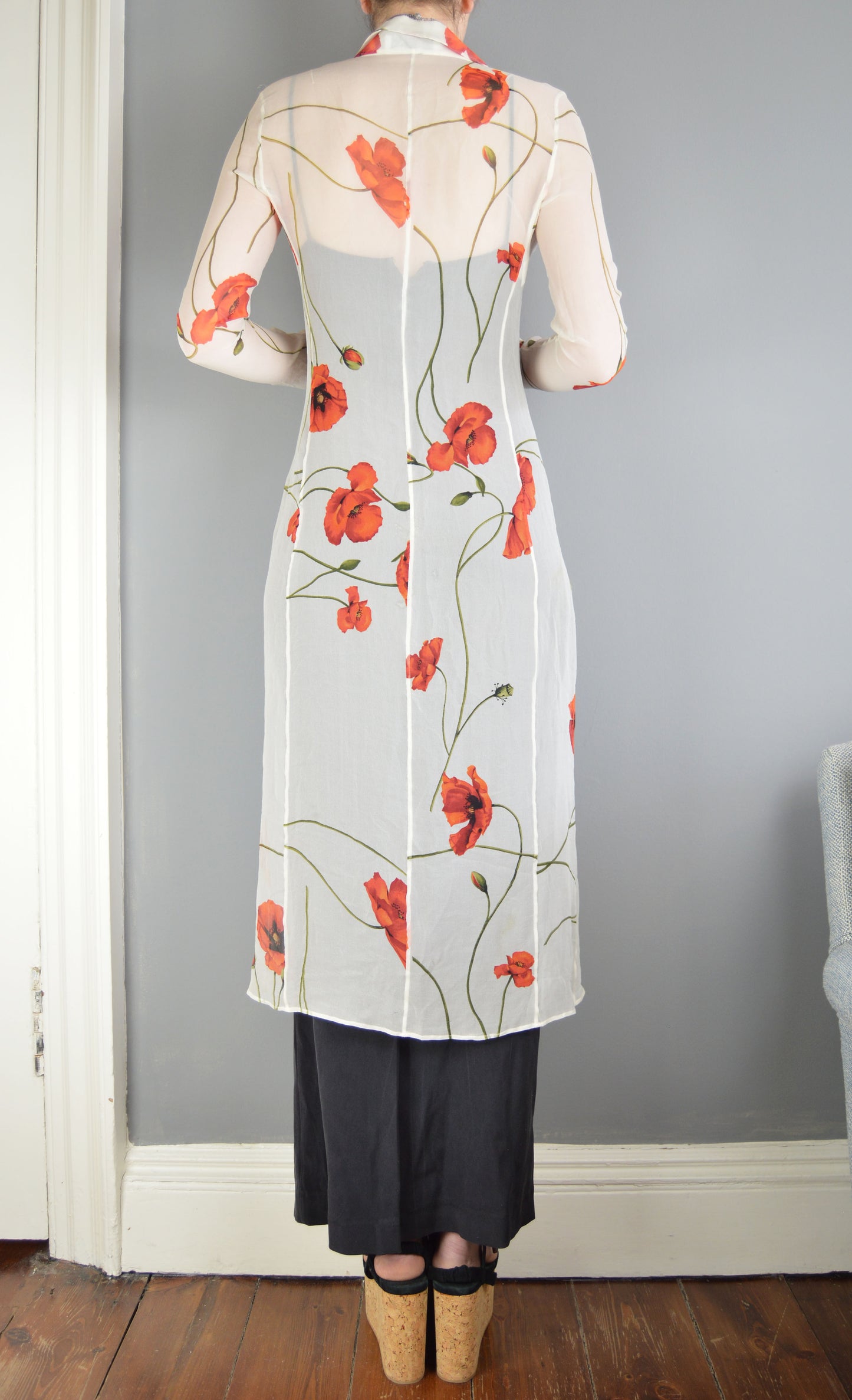 Vintage Dolce & Gabbana S/S 1997 Sheer Shirt Dress