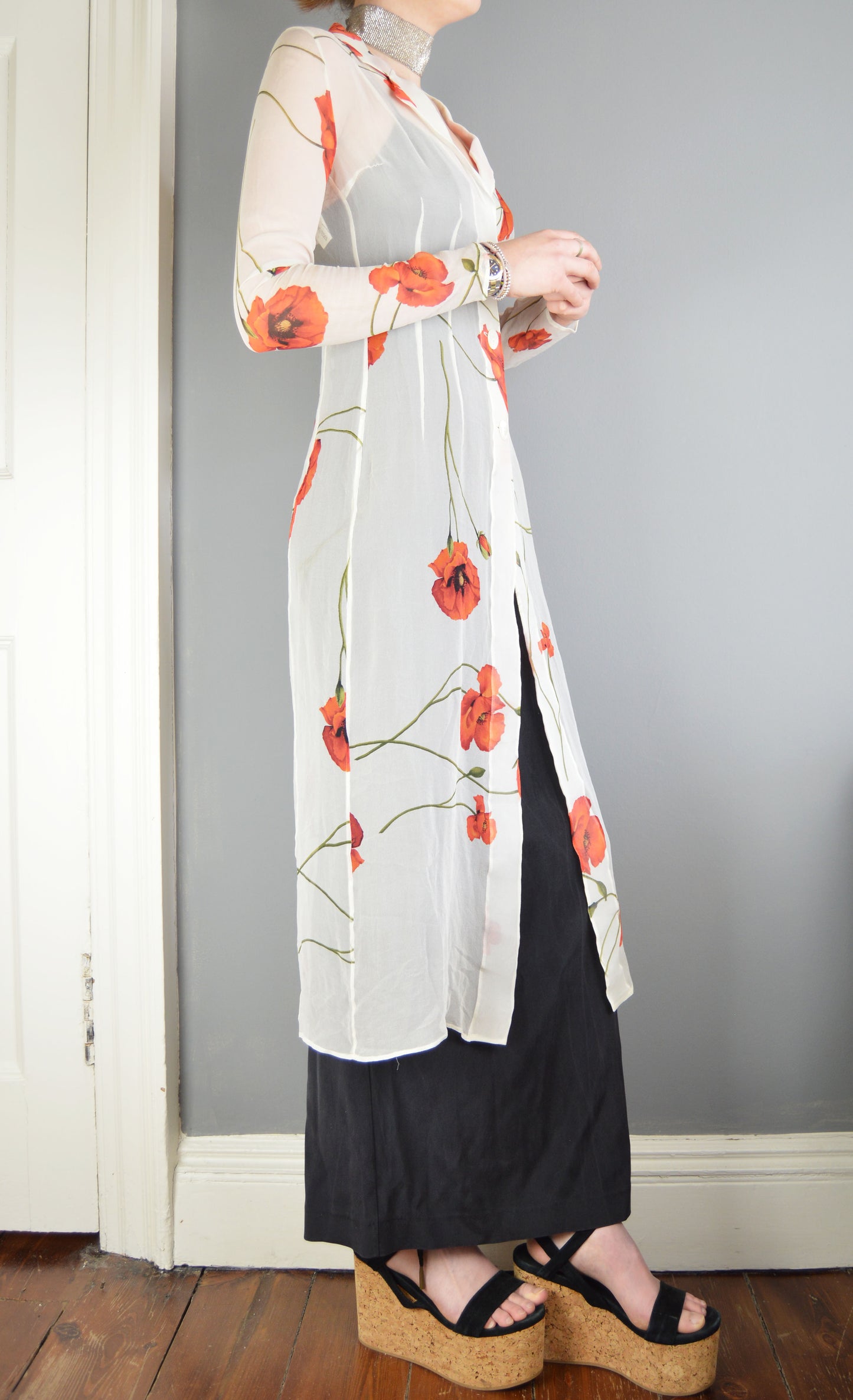 Vintage Dolce & Gabbana S/S 1997 Sheer Shirt Dress
