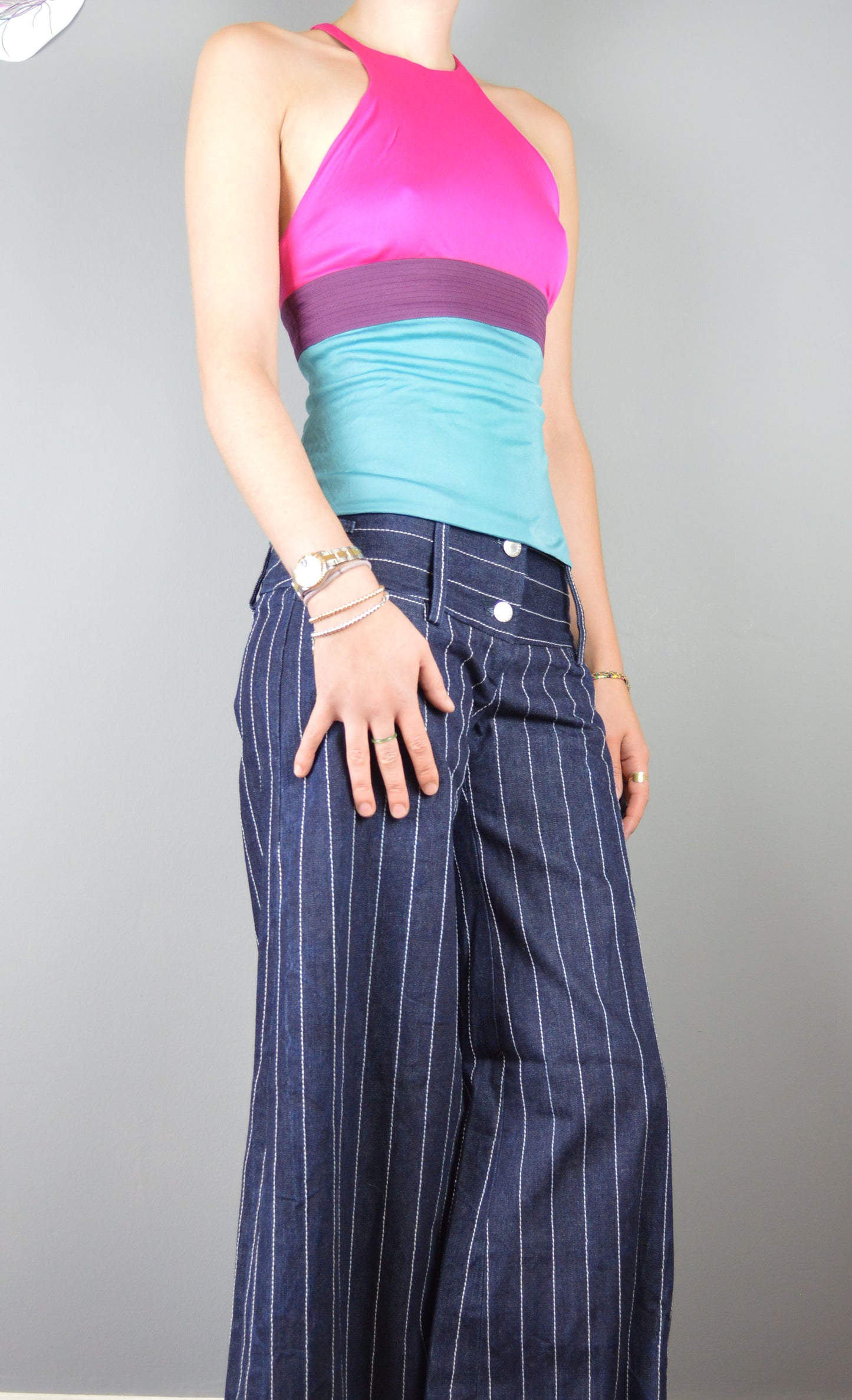 Vintage Gianni Versace Couture S/S 2003 Tank Top