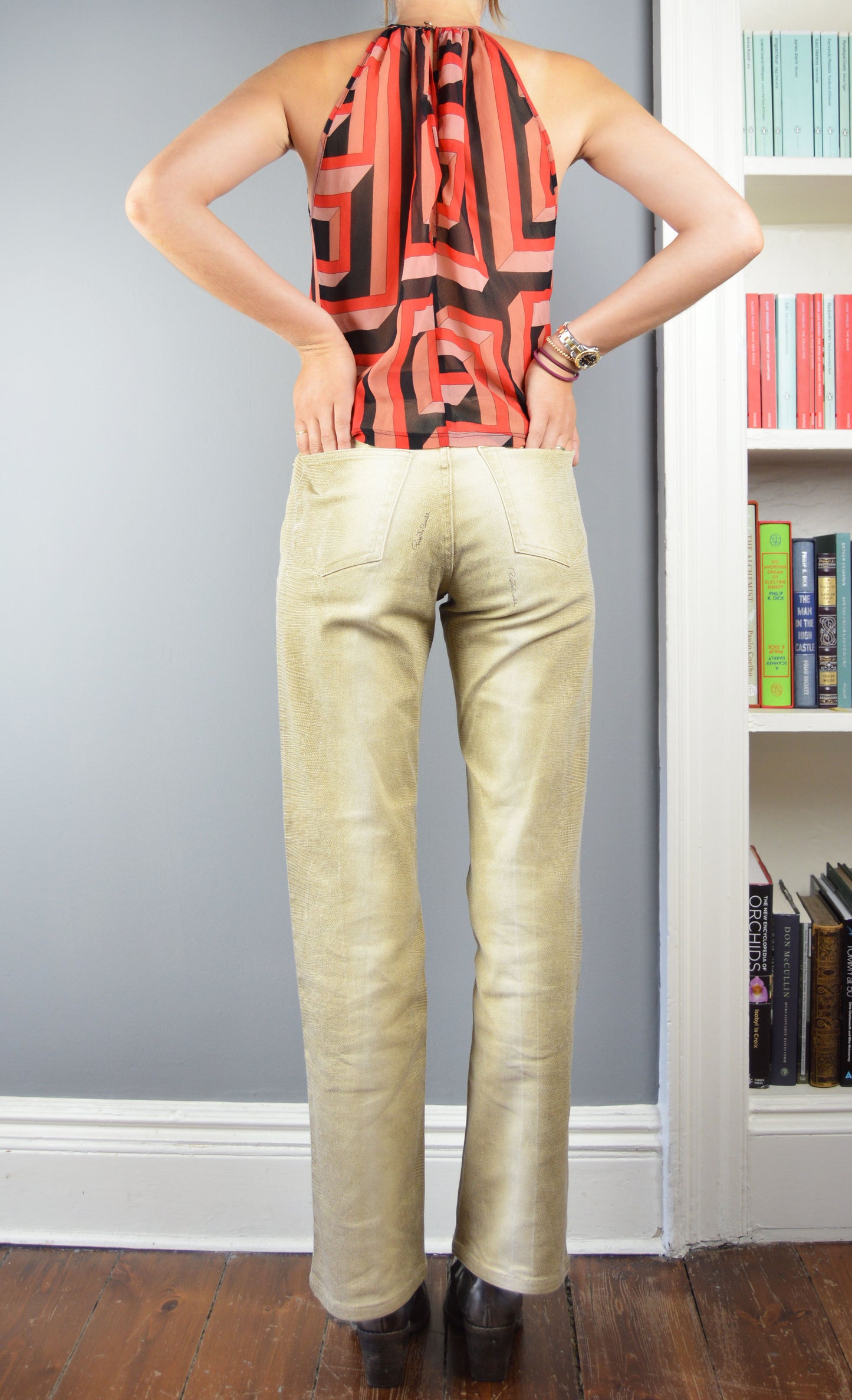 Vintage Gianni Versace S/S 2001 Silk Top