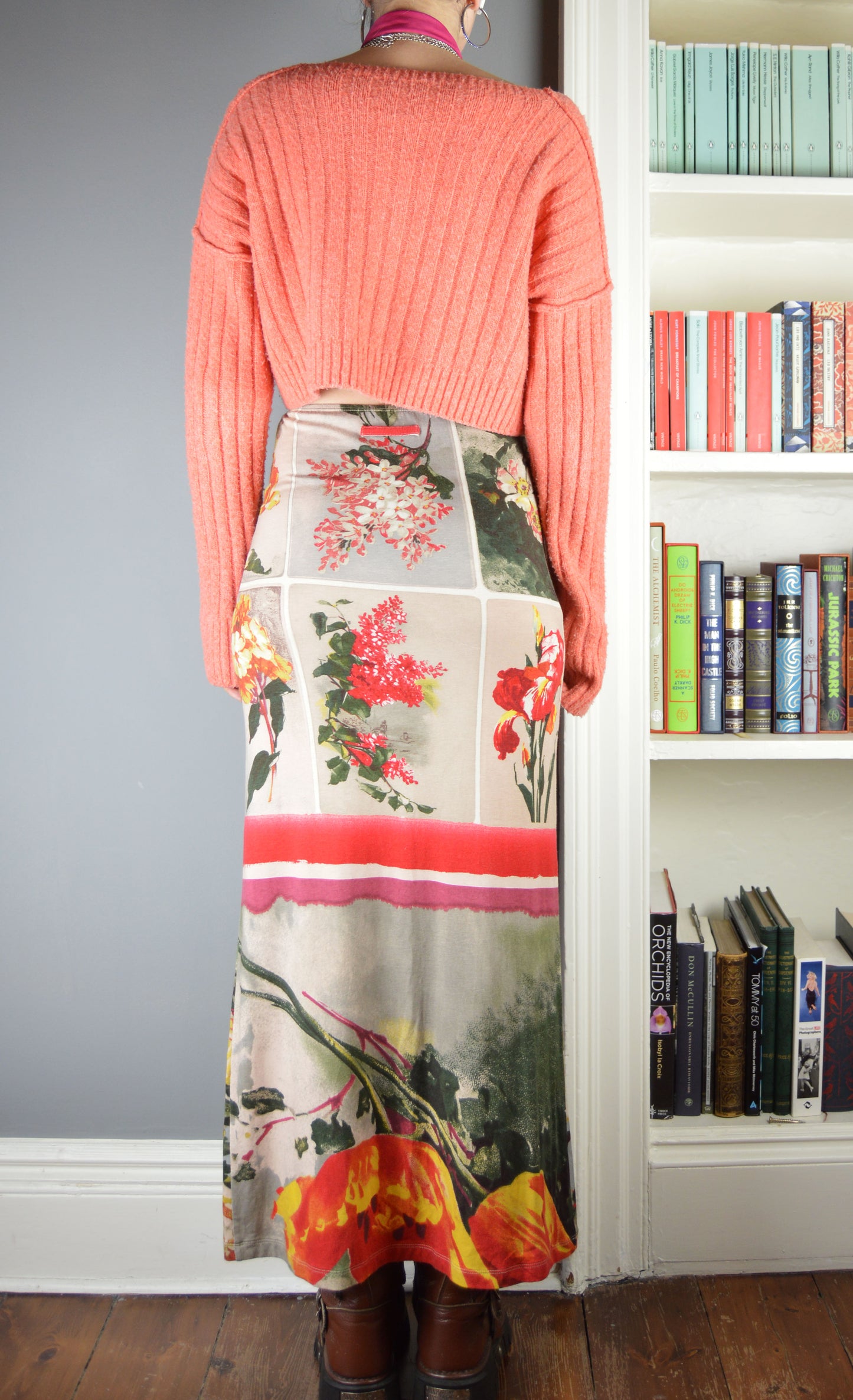Vintage Jean Paul Gaultier S/S 2001 Floral Maxi Skirt