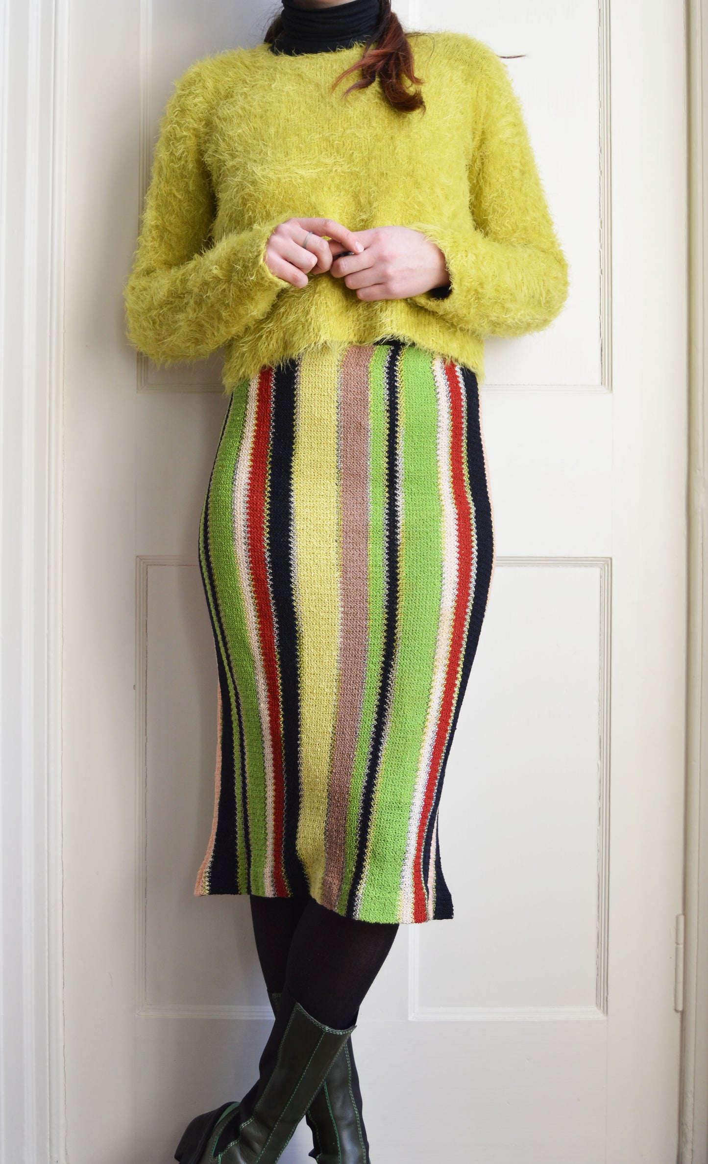 Vintage Missoni Striped Pencil Skirt